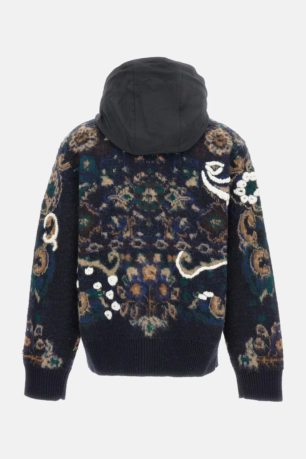 BLOUSON IN MAGLIA JACQUARD FLOREALE - Image 2