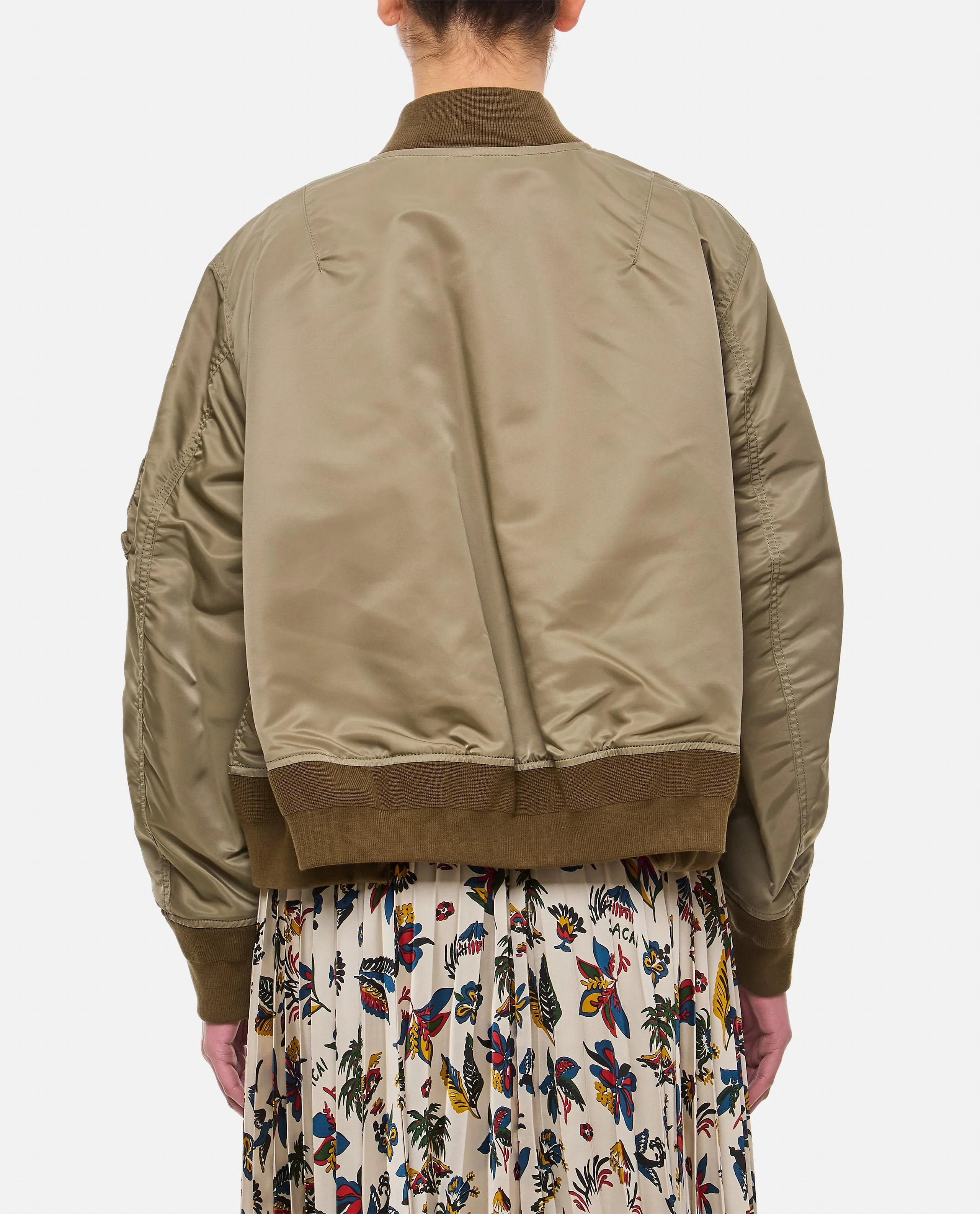 BOMBER IN NYLON TWILL - Image 3
