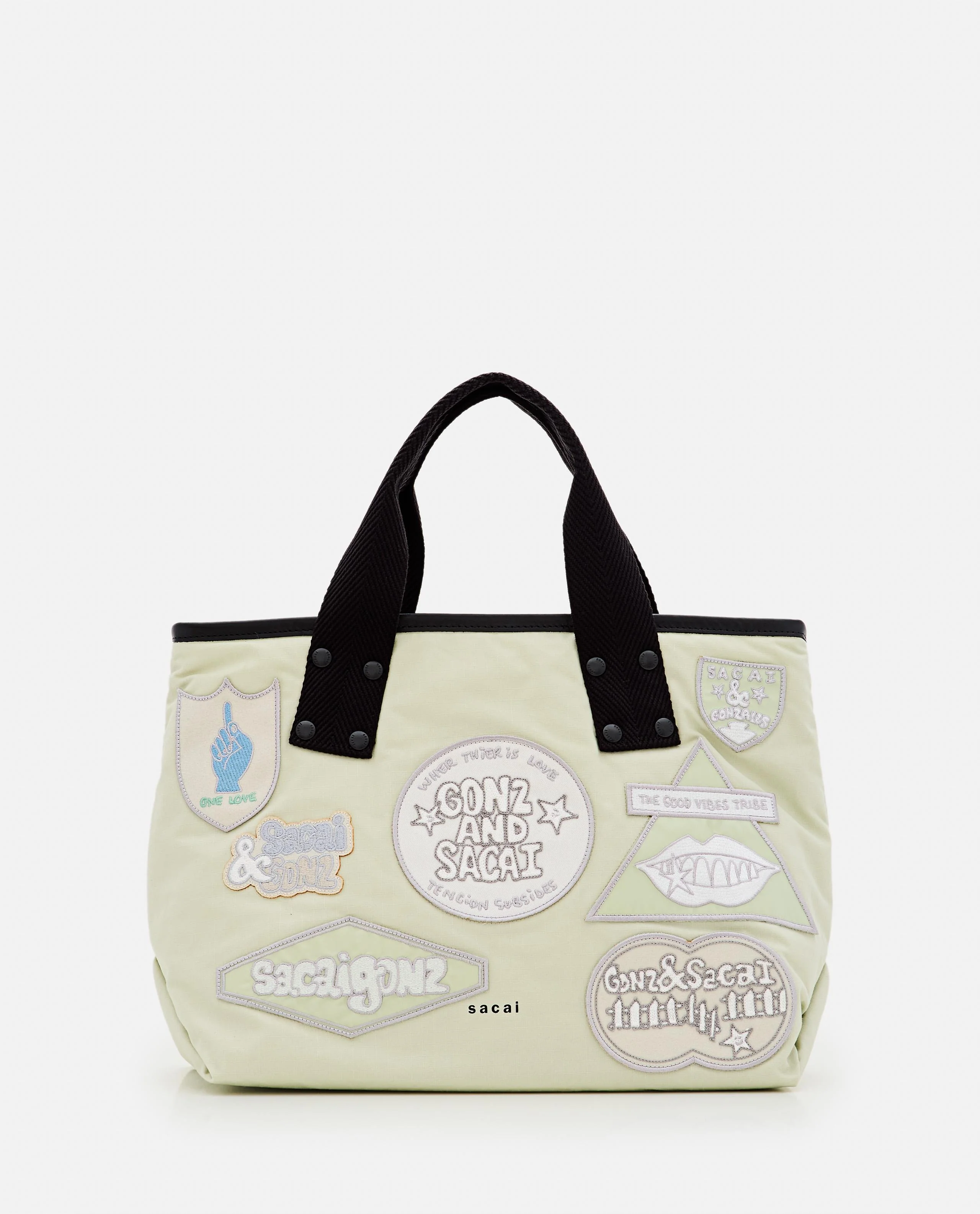 BORSA TOTE MEDIA SACAI X MARC GONZALES CON APPLICAZIONE