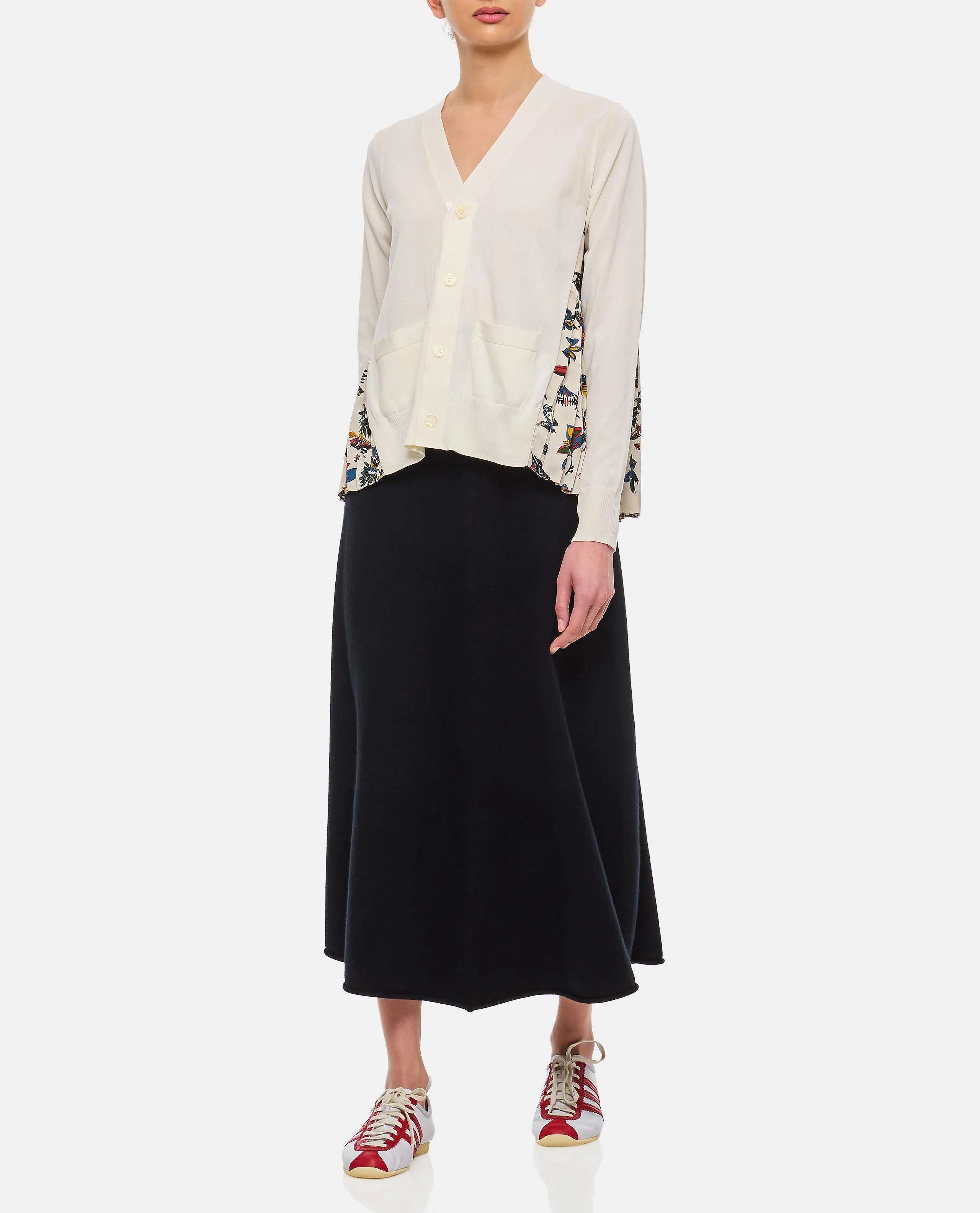 CAR RACE / TROPICAL PRINT CARDIGAN - Image 2