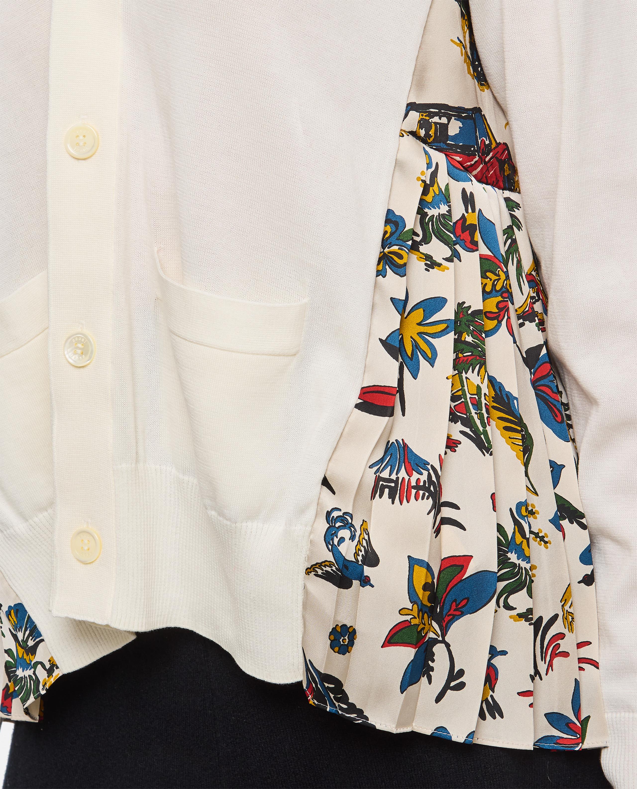 CAR RACE / TROPICAL PRINT CARDIGAN - Image 4