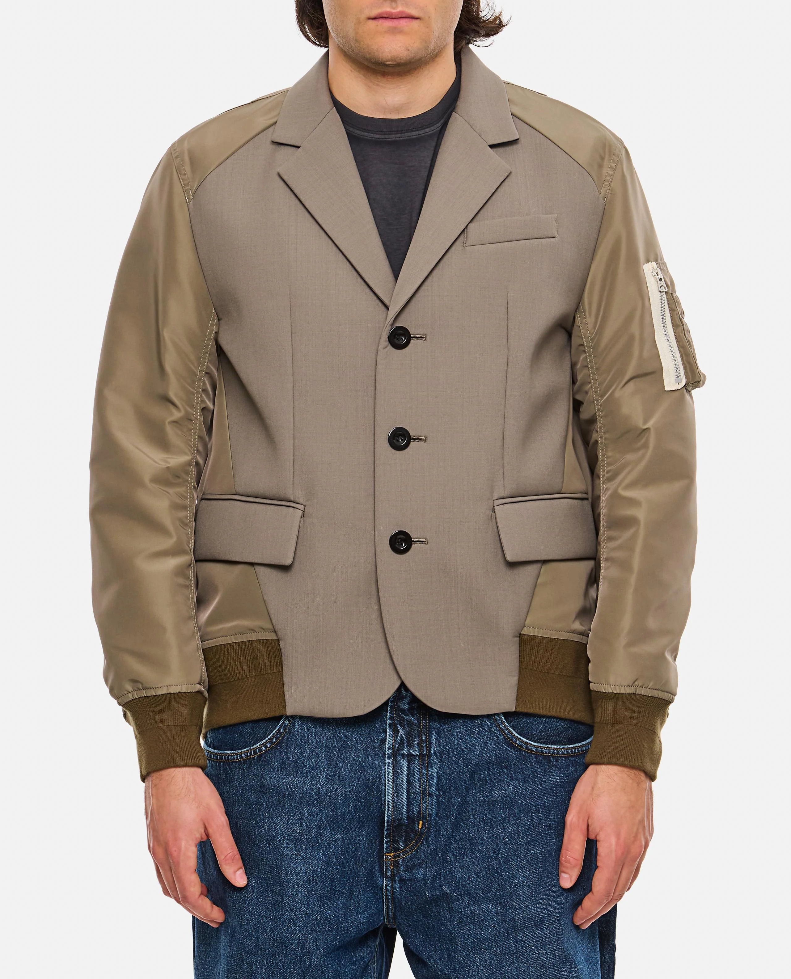 SUITING BONDING MIX JACKET