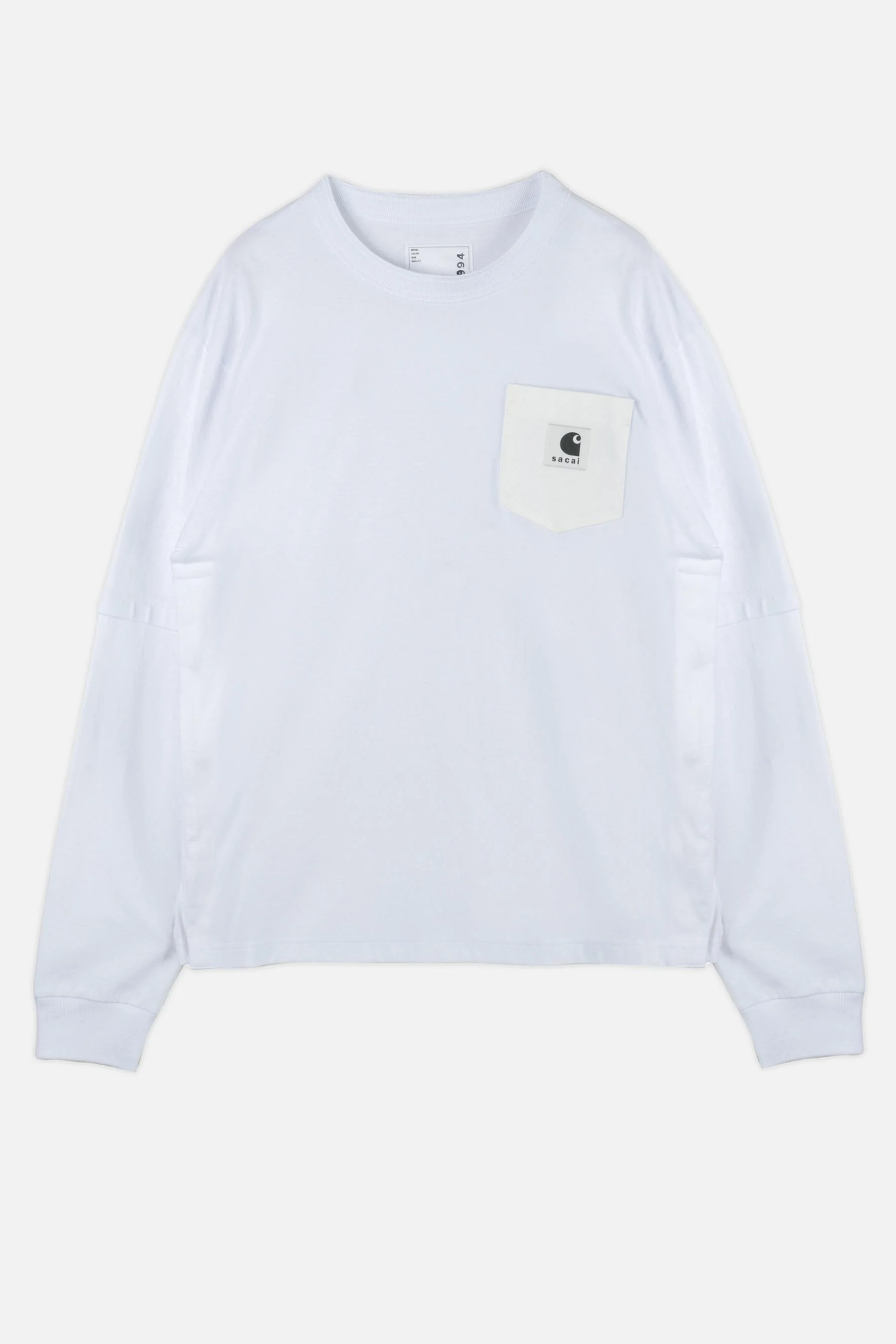 T-SHIRT MANICHE LUNGHE SACAI X CARHARTT WIP
