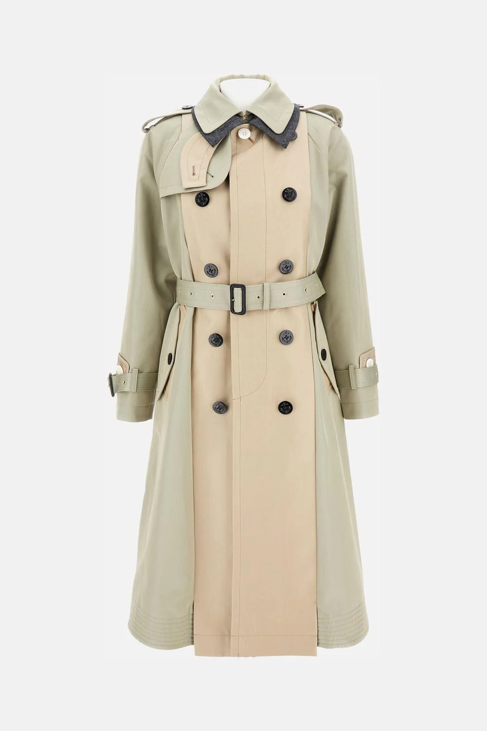TRENCH IN GABARDINE