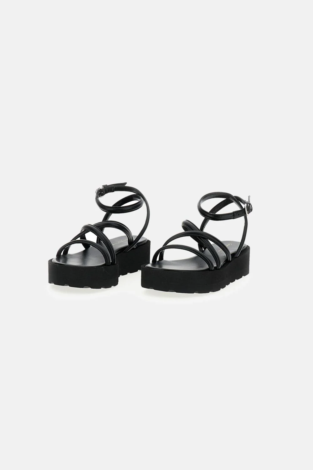 SANDALI FLATFORM IN NAPPA - Image 2