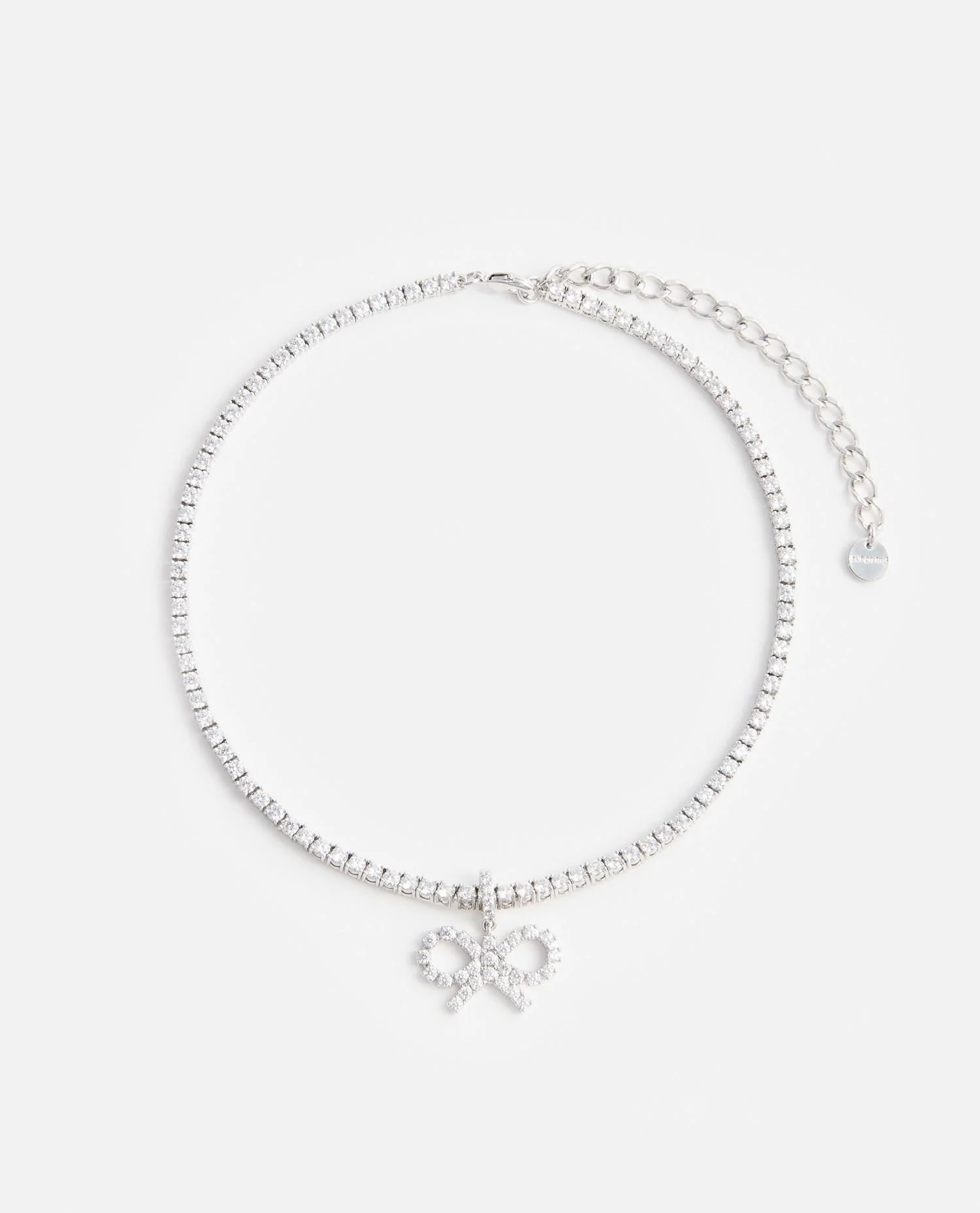 COLLANA FIOCCO CON CRISTALLI