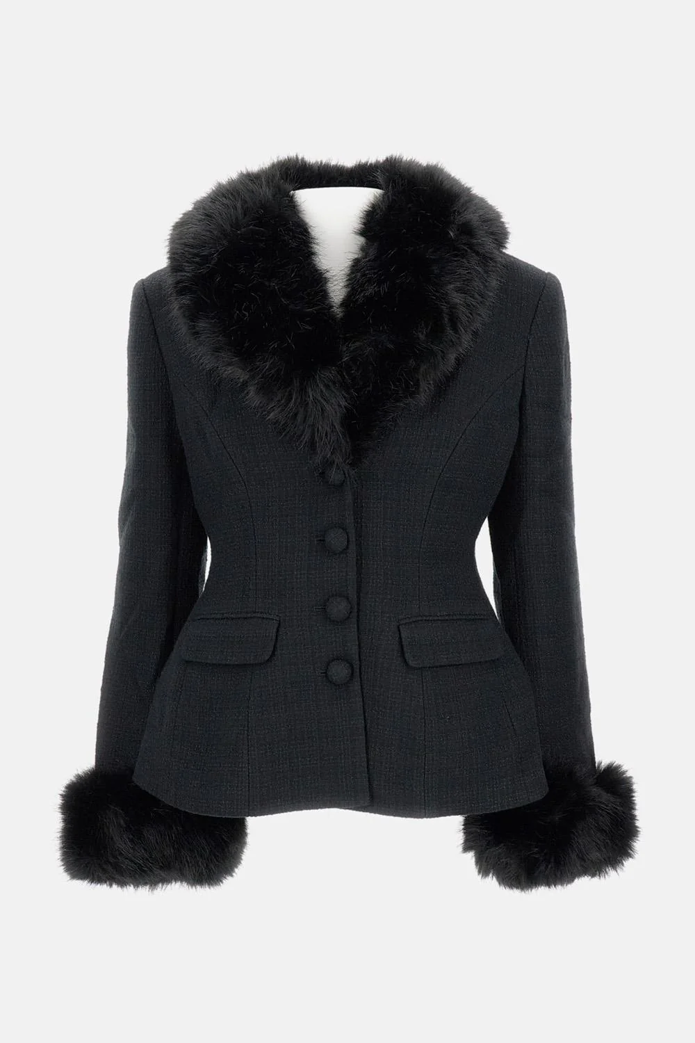 GIACCA IN PELLICCIA BOUCLE'