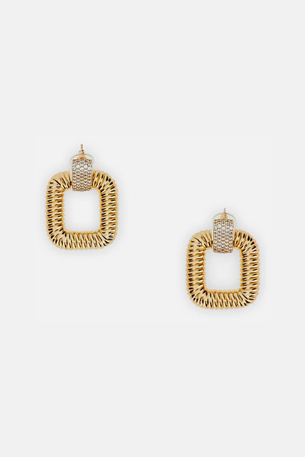 GOLD KNOCKER EARRINGS - Image 2