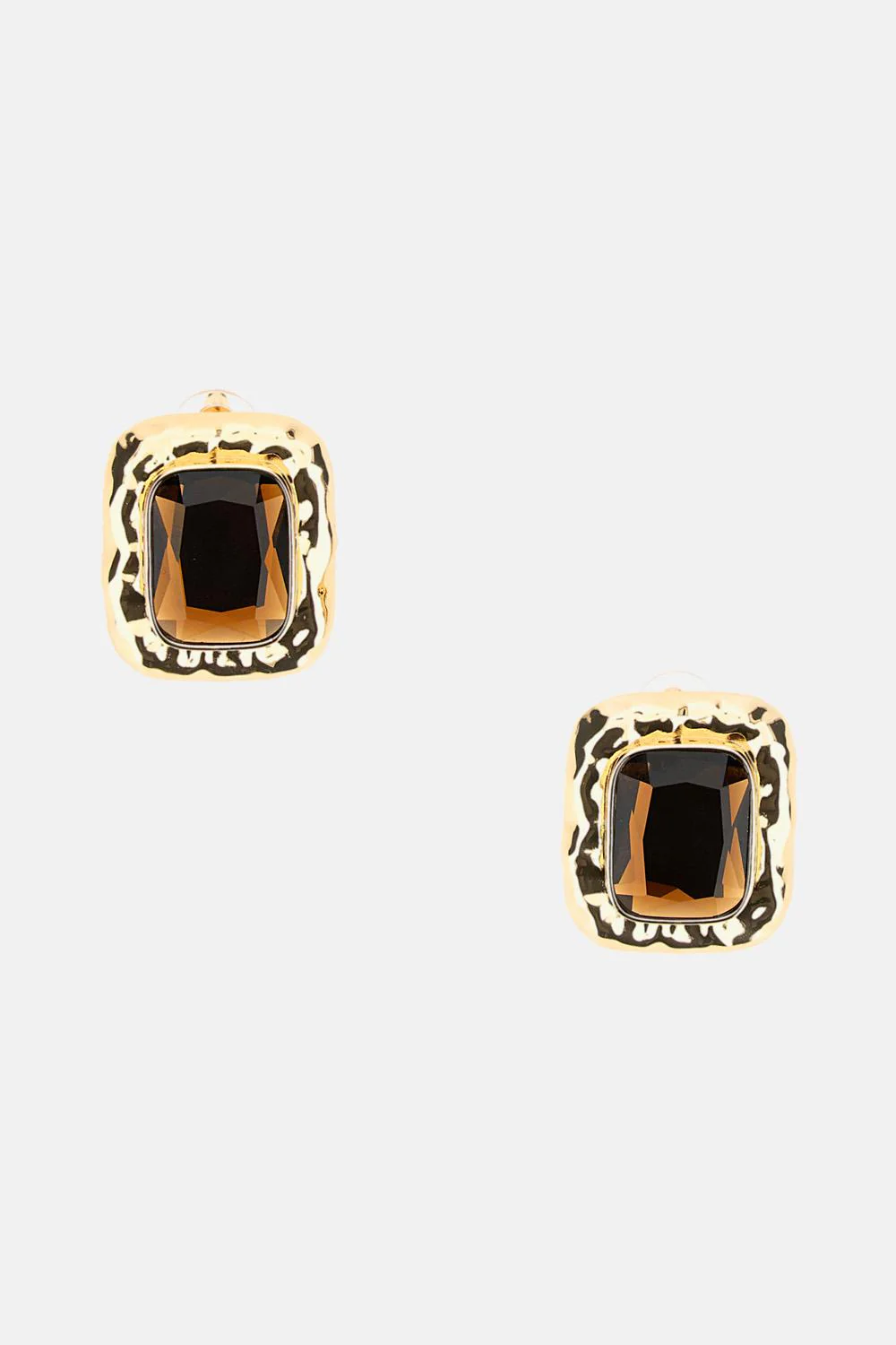 ORECCHINI MOTTLED GOLD AMBER - Image 2