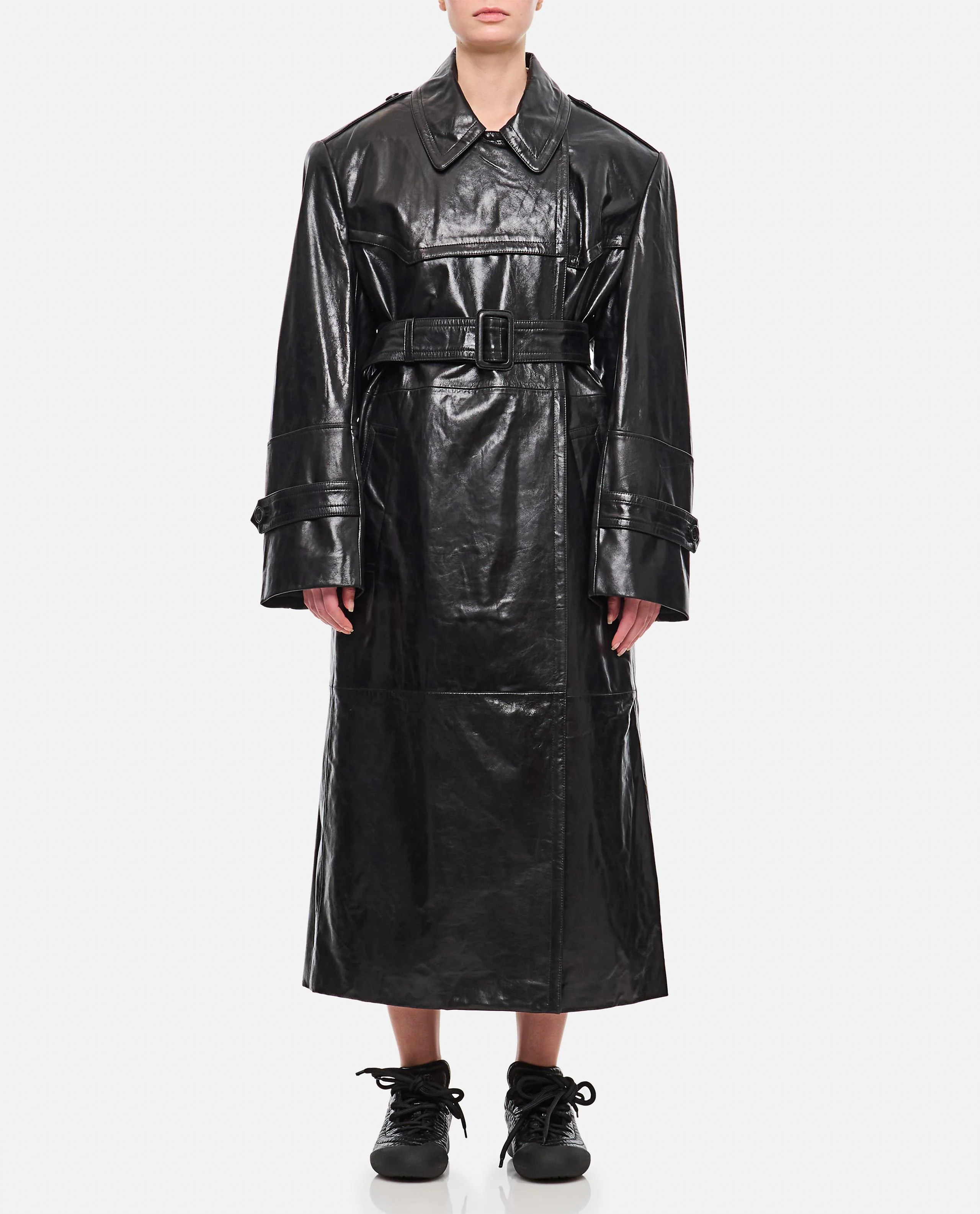 ALFEO TRENCH IN PELLE
