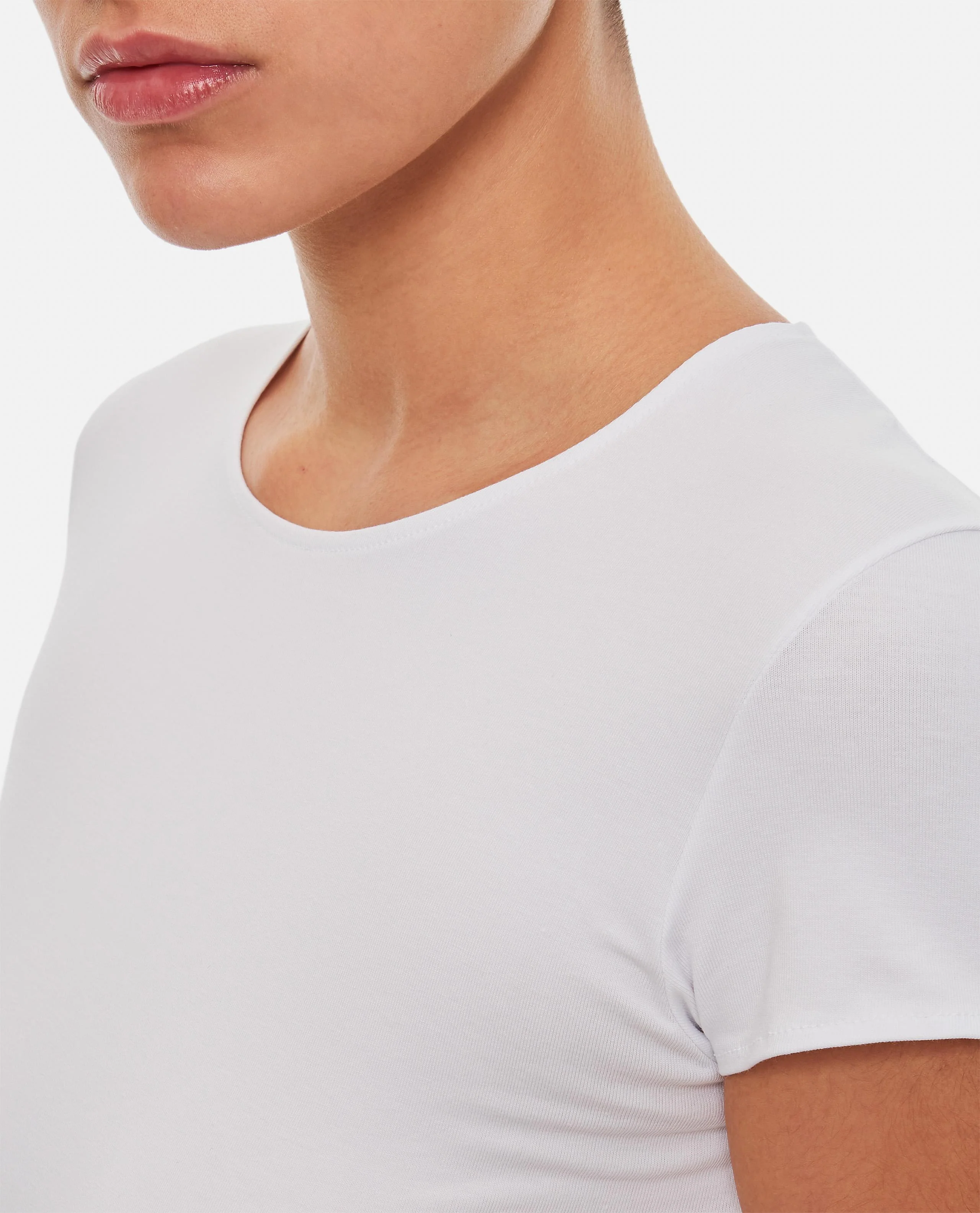 T-SHIRT BIANCA GIROCOLLO - Image 3