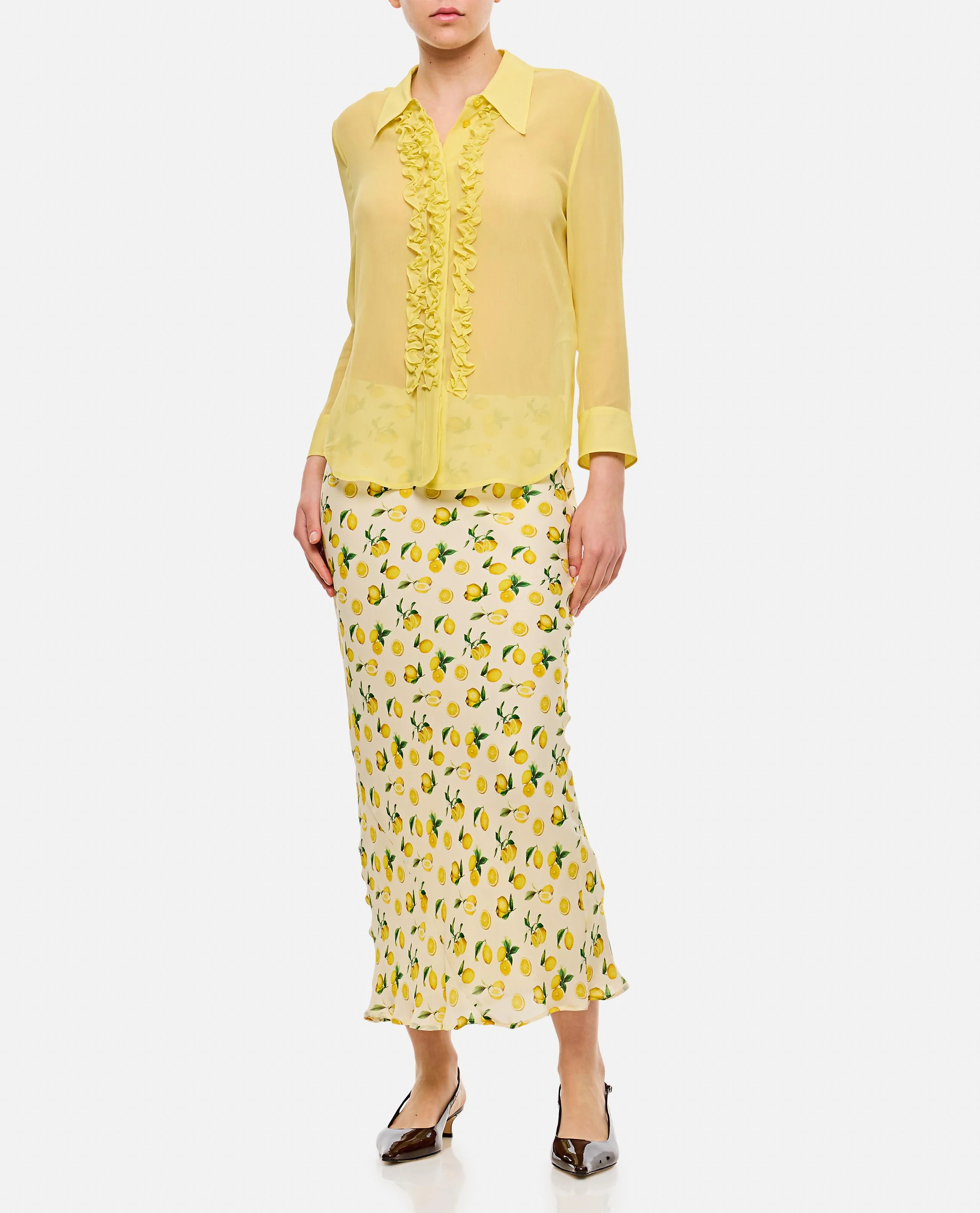 CAMICIA SLIM CON RUCHES - Image 2
