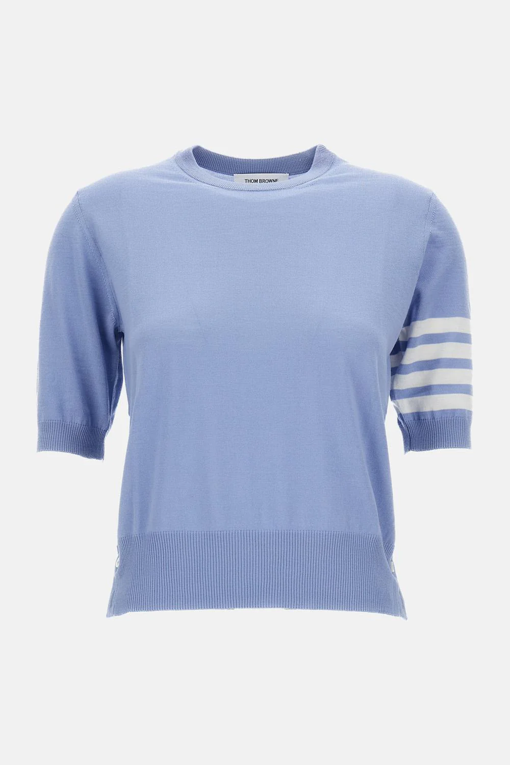 T-SHIRT 4 BARRE IN MAGLIA MERINO