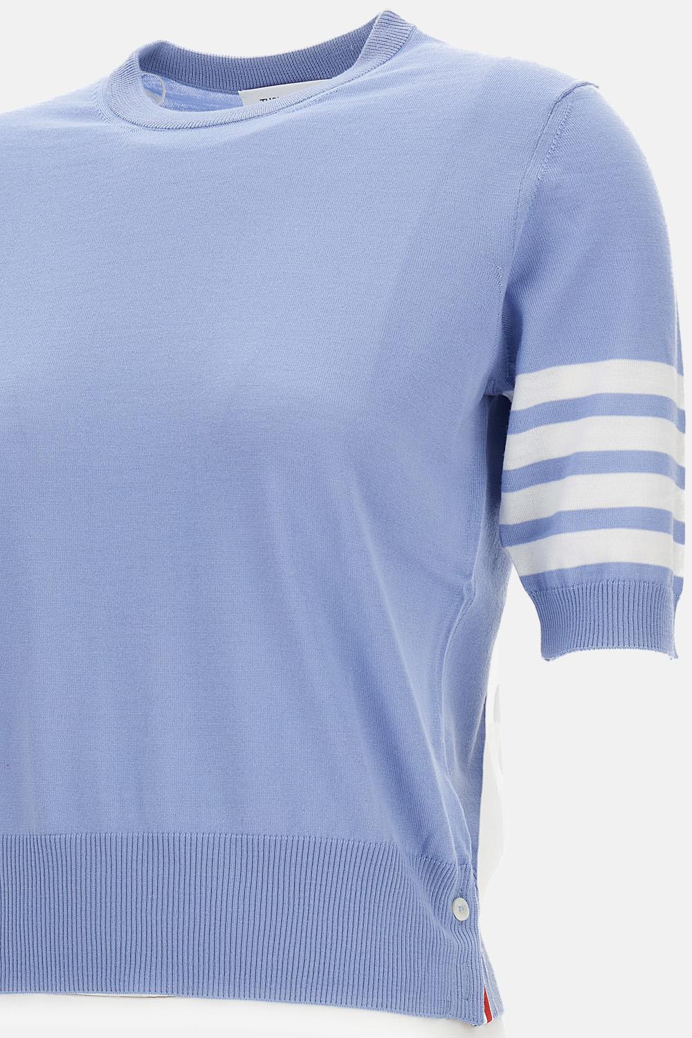 T-SHIRT 4 BARRE IN MAGLIA MERINO - Image 3