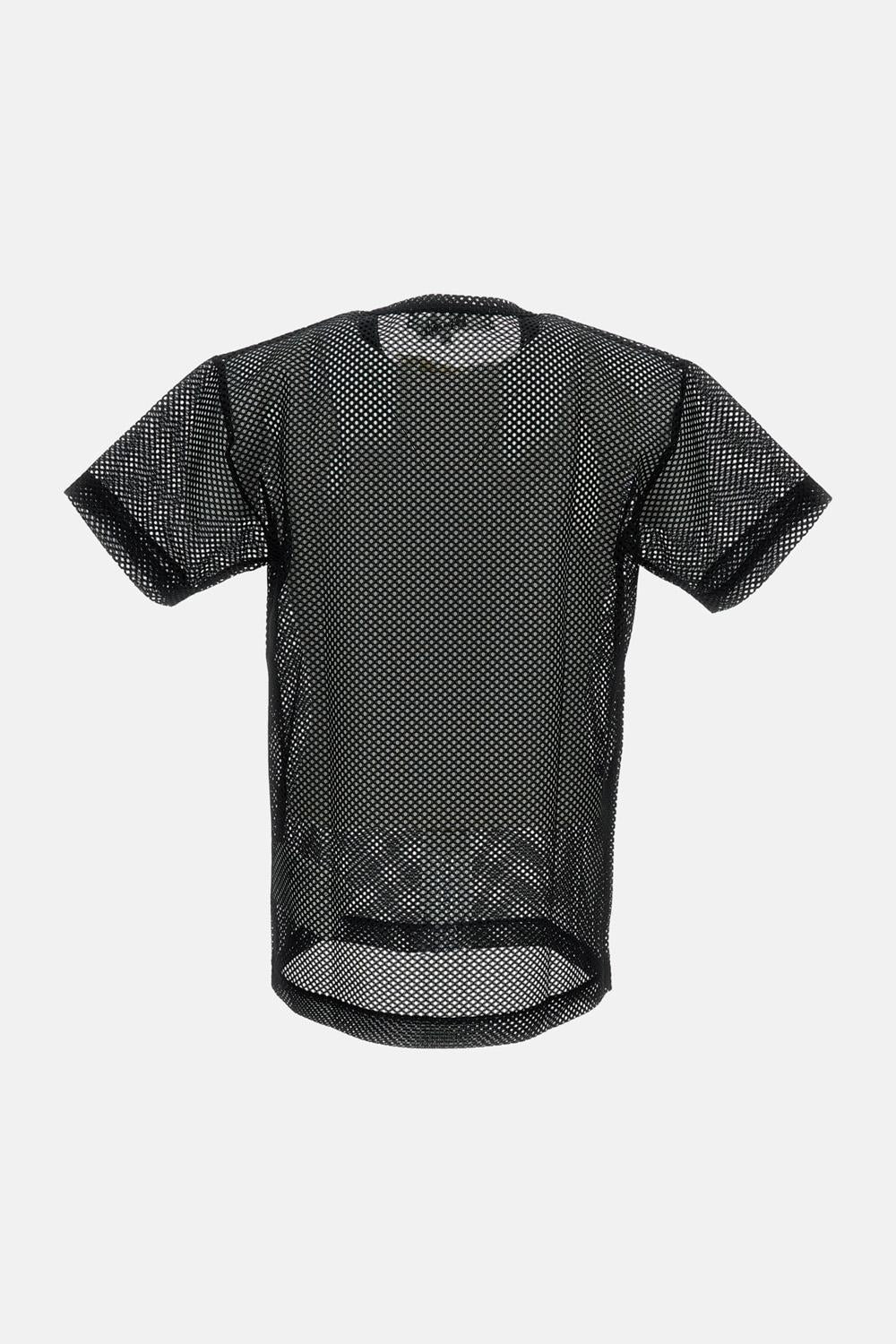 T-SHIRT IN RETE EMBLEM CUORE ROSSO - Image 2