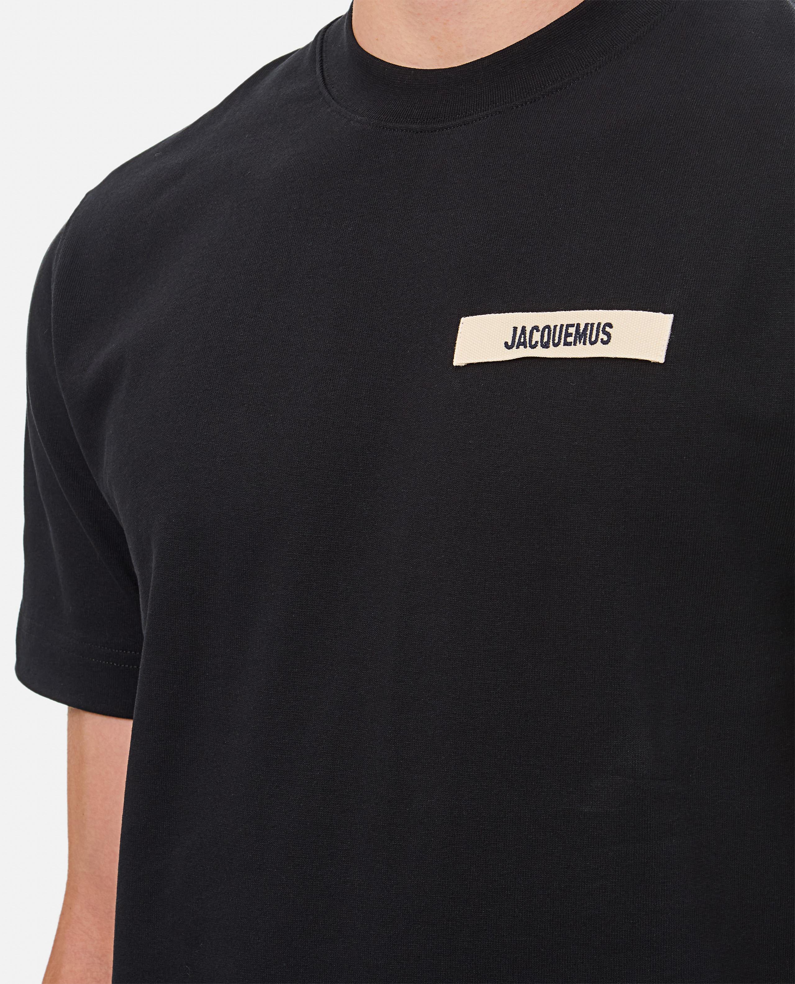 T-SHIRT LOGO GROS GRAIN IN COTONE - Image 4