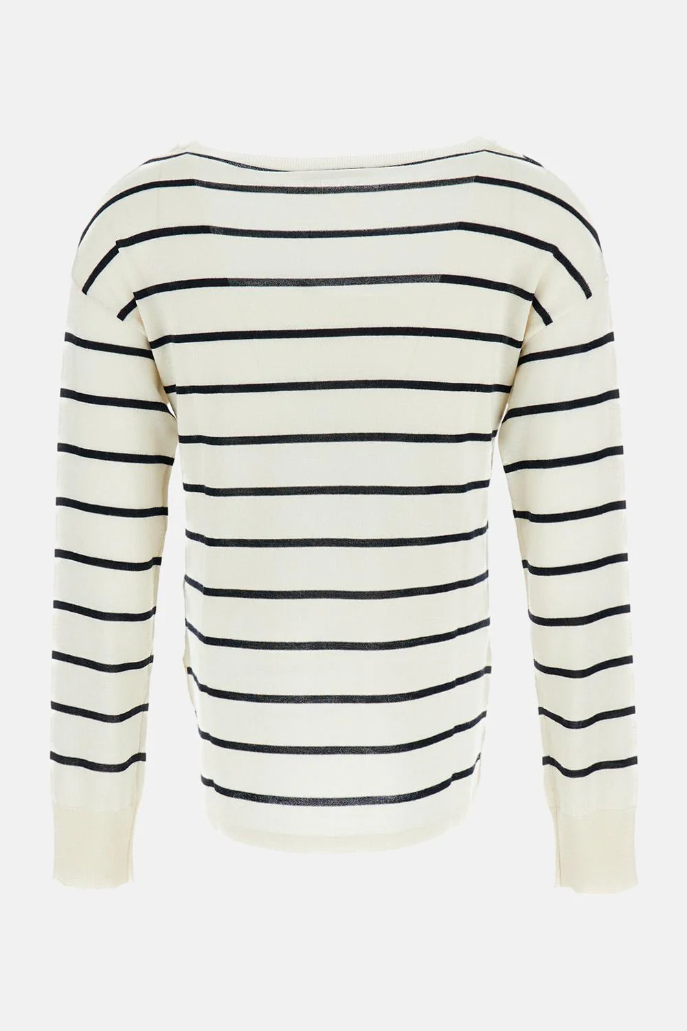 T-SHIRT RIGATA TABELLA MANICA LUNGA - Image 2
