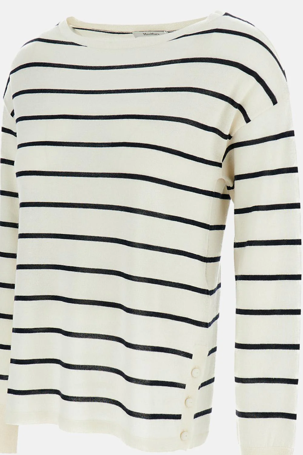 T-SHIRT RIGATA TABELLA MANICA LUNGA - Image 3