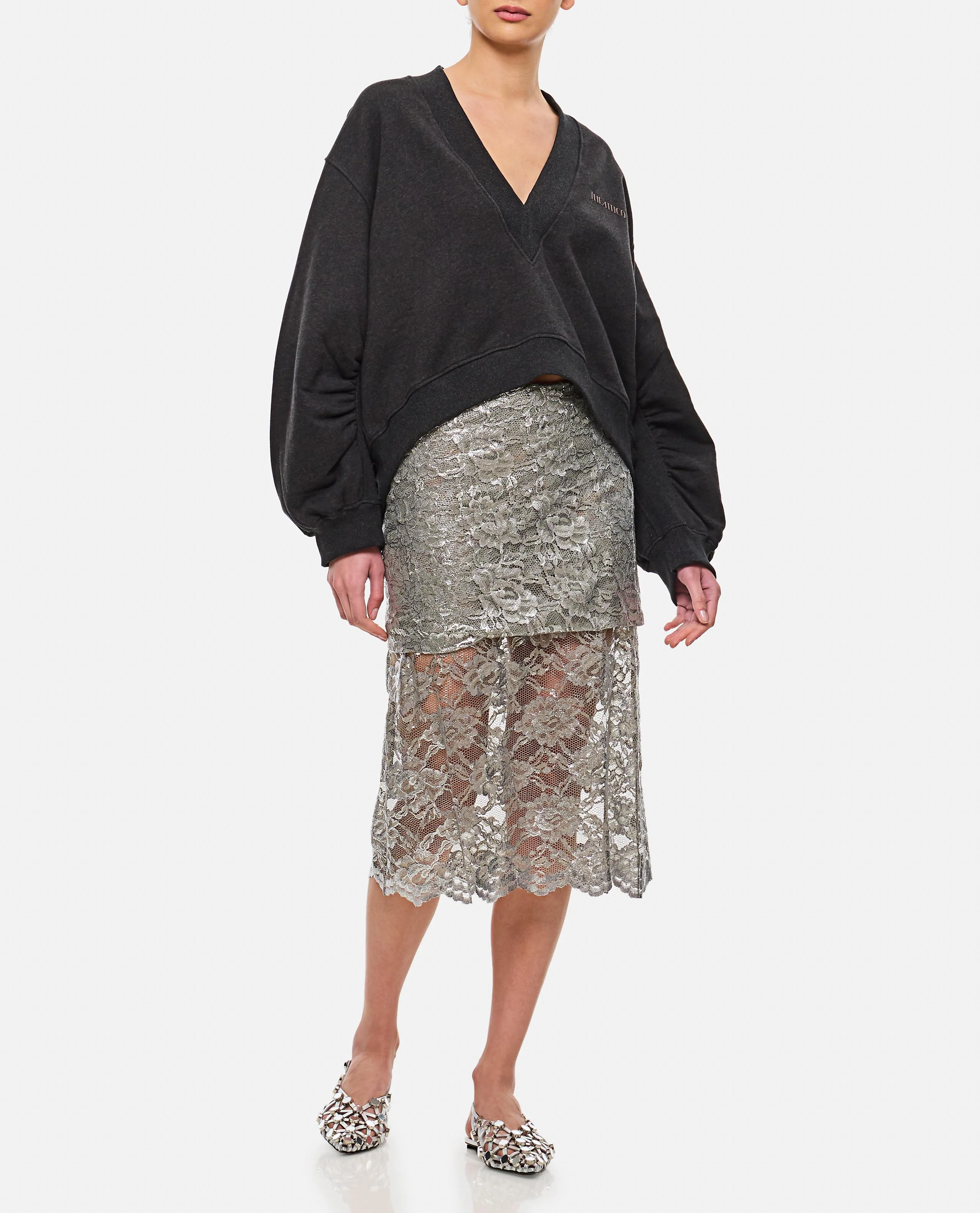 GONNA MIDI IN PIZZO - Image 2