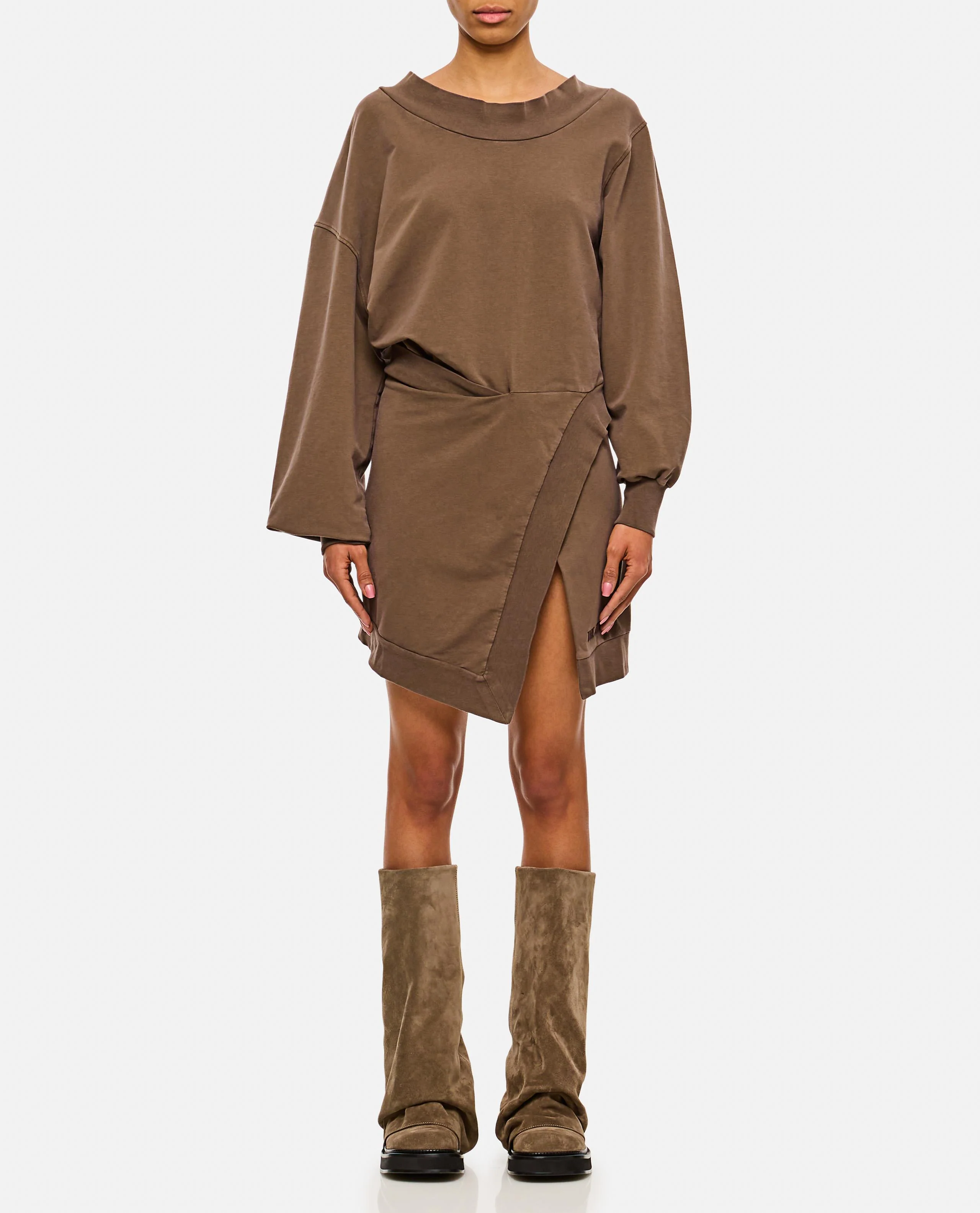 LIGHT AMERICAN FLEECE MINI DRESS