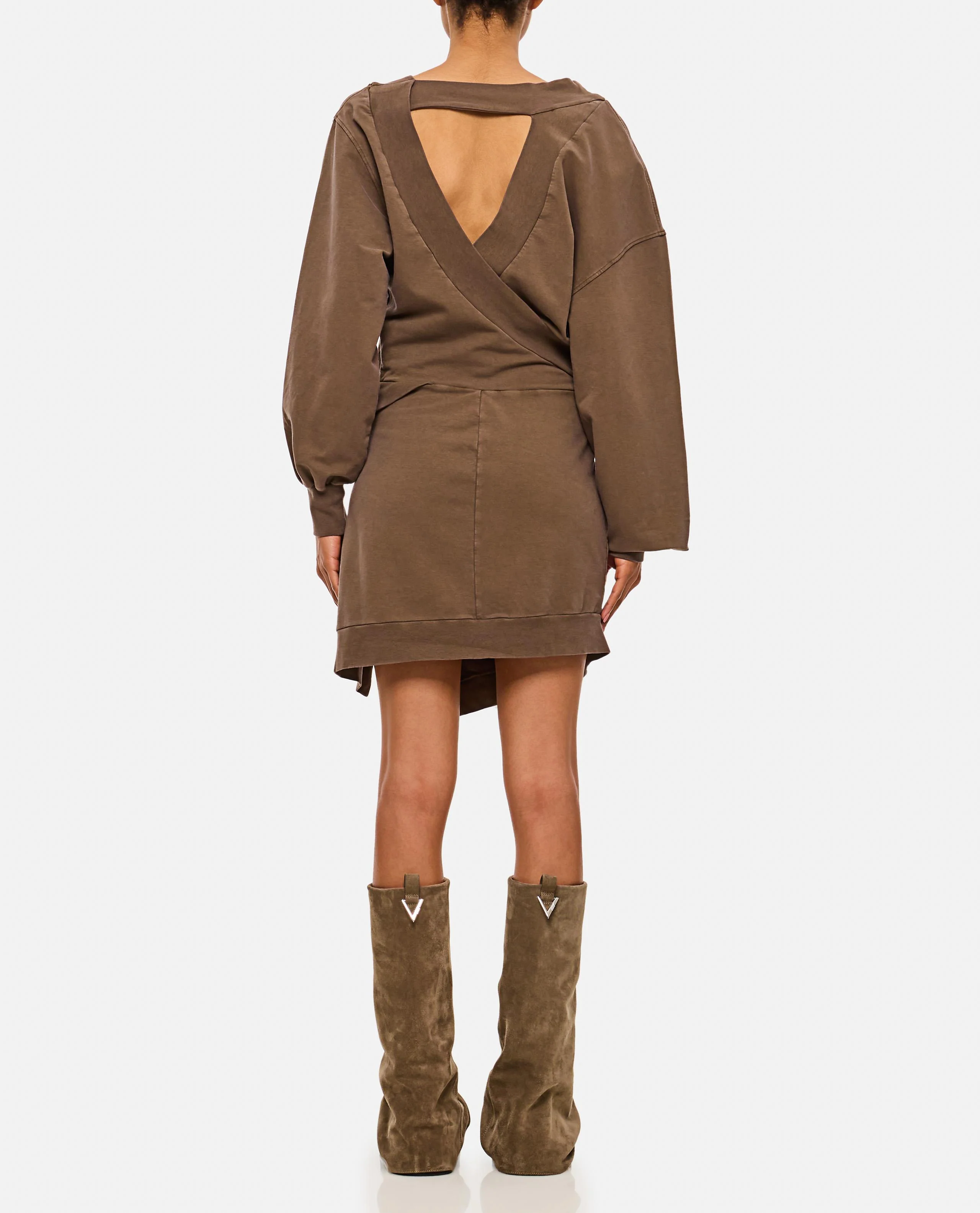 LIGHT AMERICAN FLEECE MINI DRESS - Image 3
