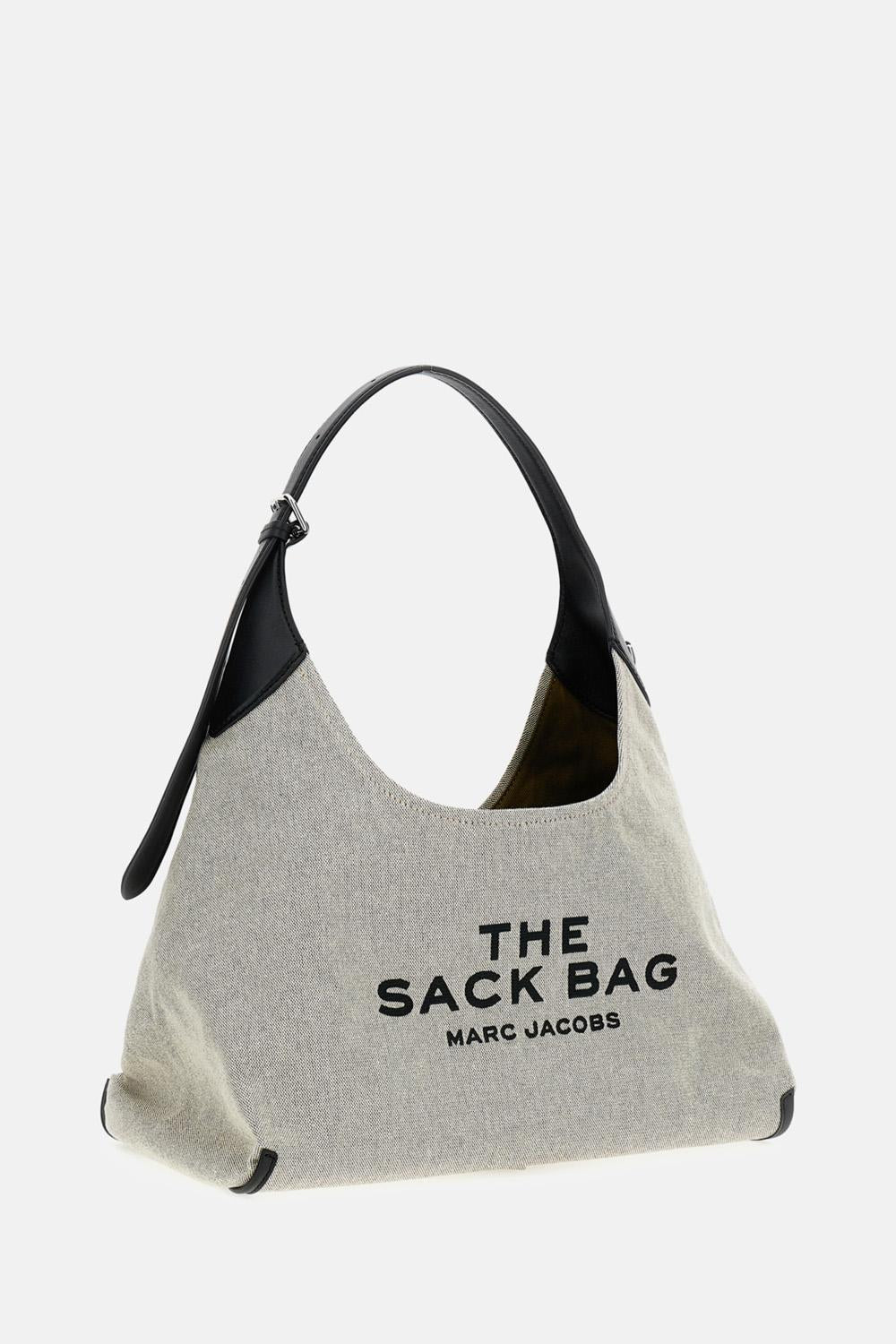 THE LEATHER-TRIM CANVAS BELTED SACK BAG - Image 2