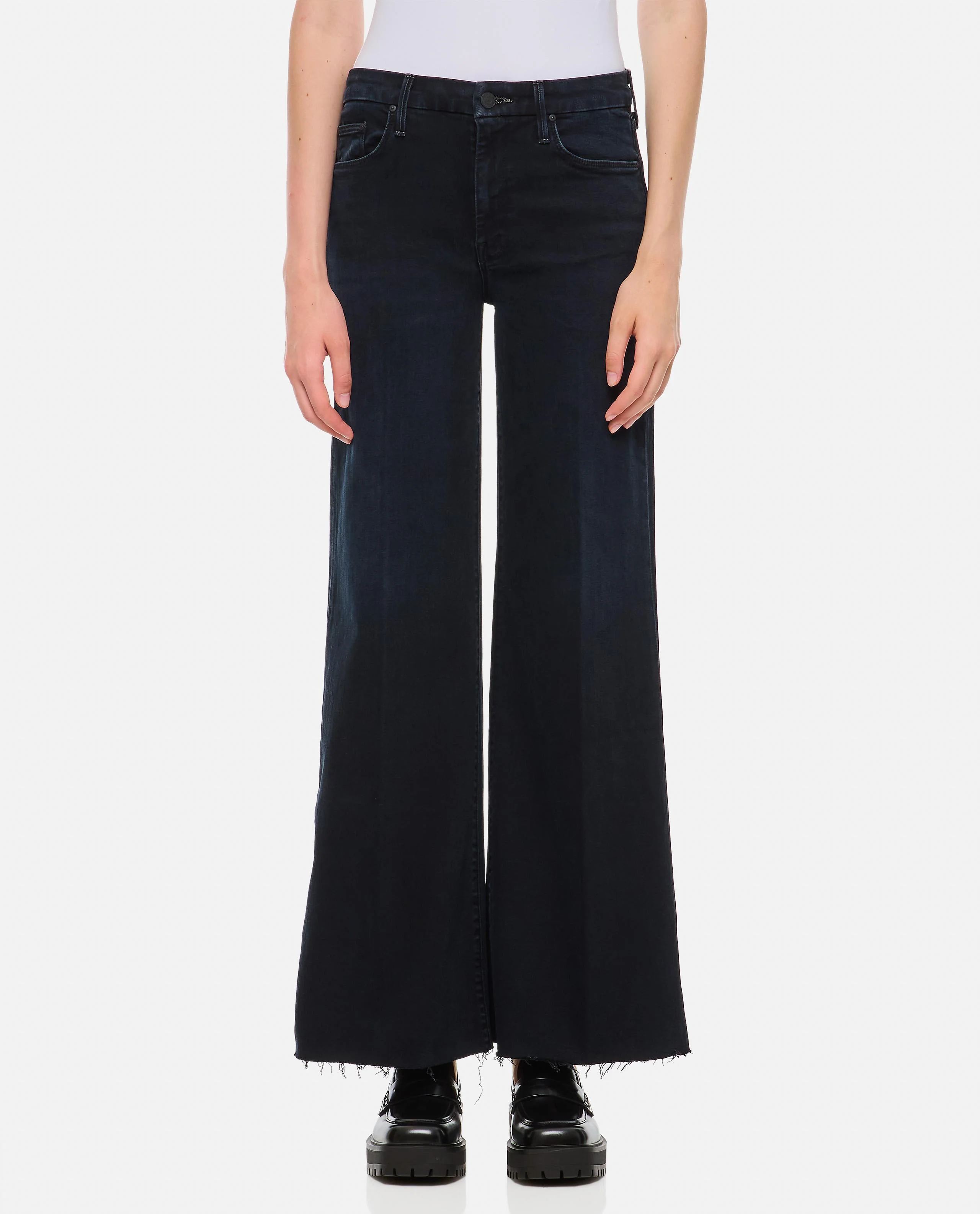 THE ROLLER FRAY DENIM PANTALONI