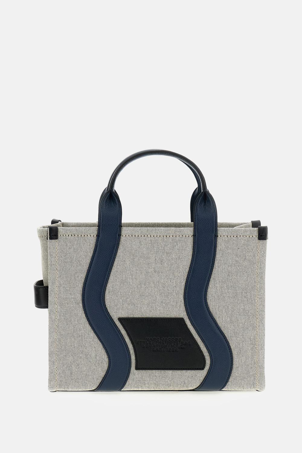 THE WAVY CANVAS MEDIUM TOTE BAG - Image 3
