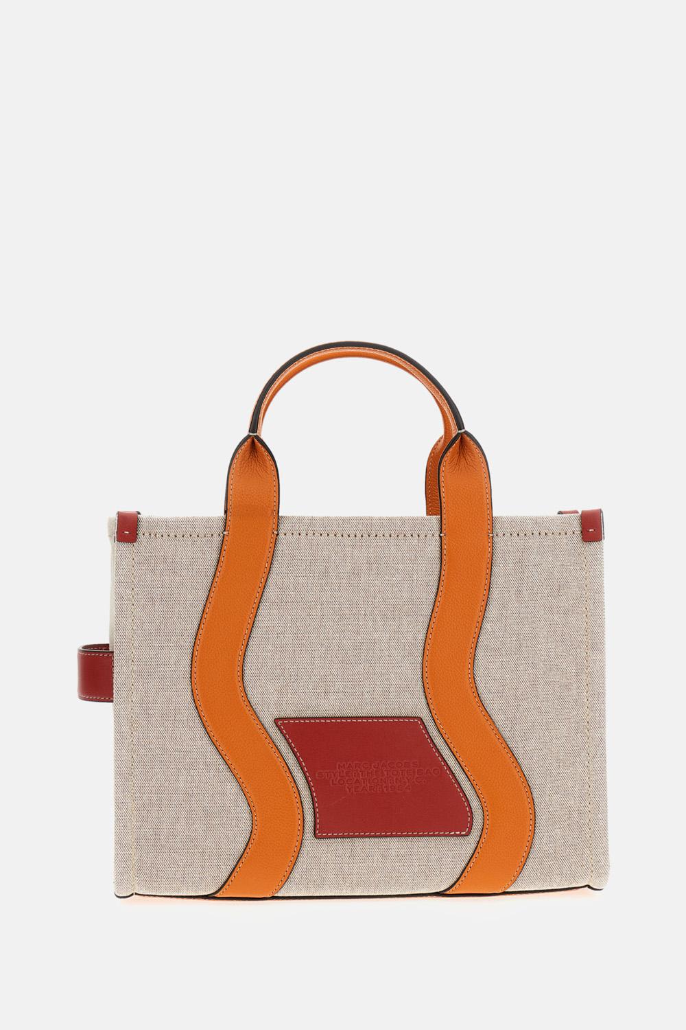 THE WAVY CANVAS MEDIUM TOTE BAG - Image 3