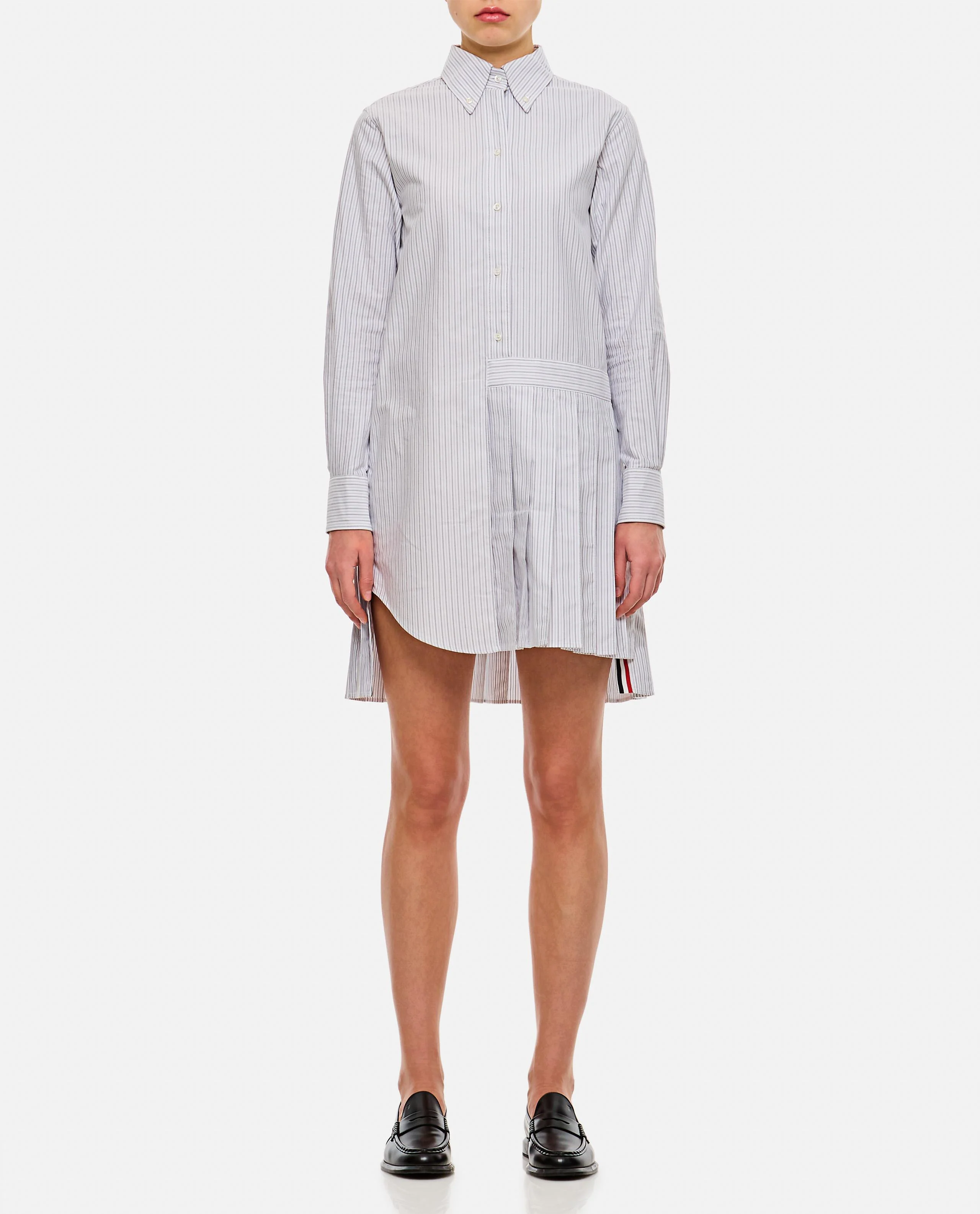 ABITO A CAMICIA A RIGHE OXFORD OVERSIZE