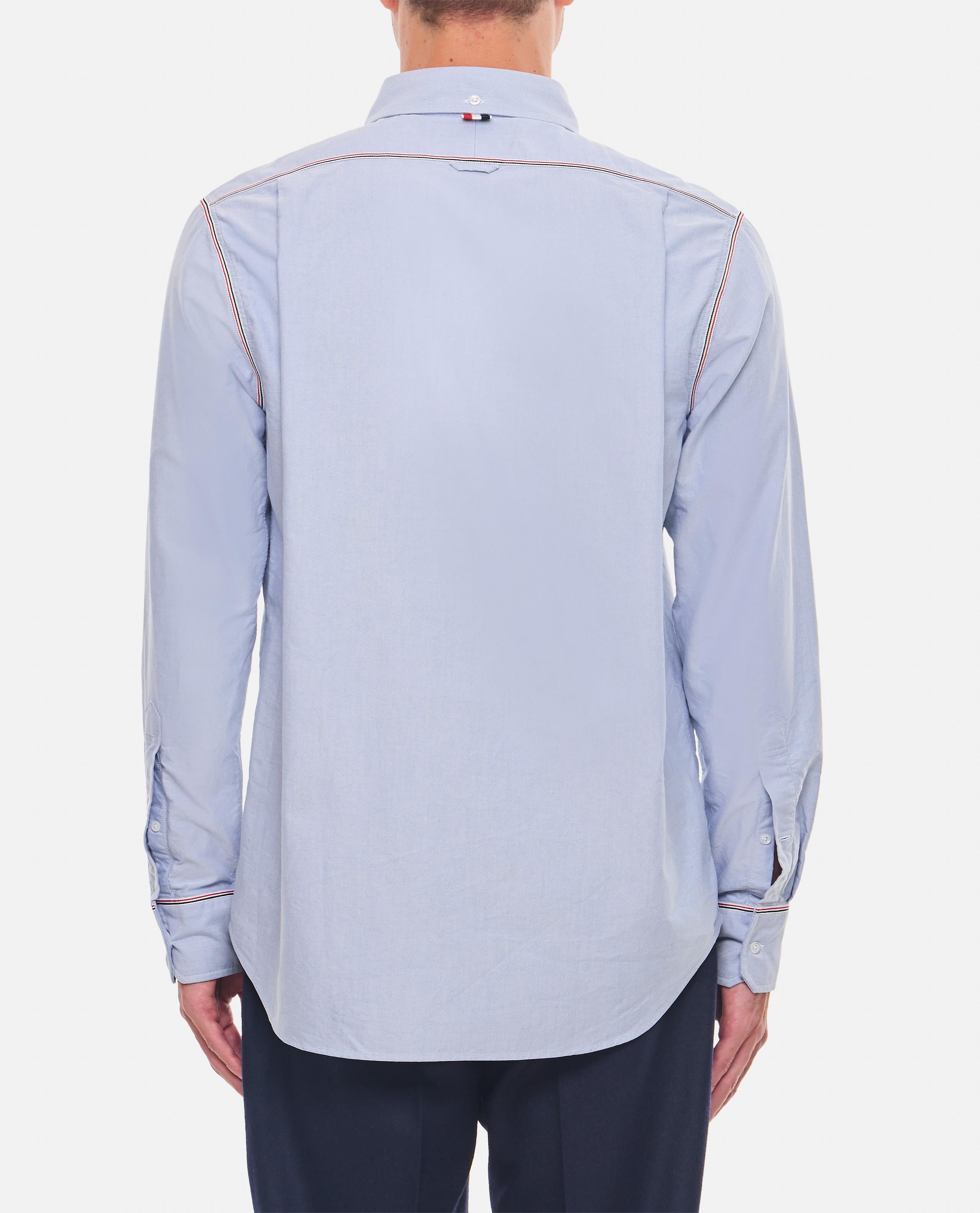 CAMICIA OXFORD IN COTONE AZZURRA - Image 3