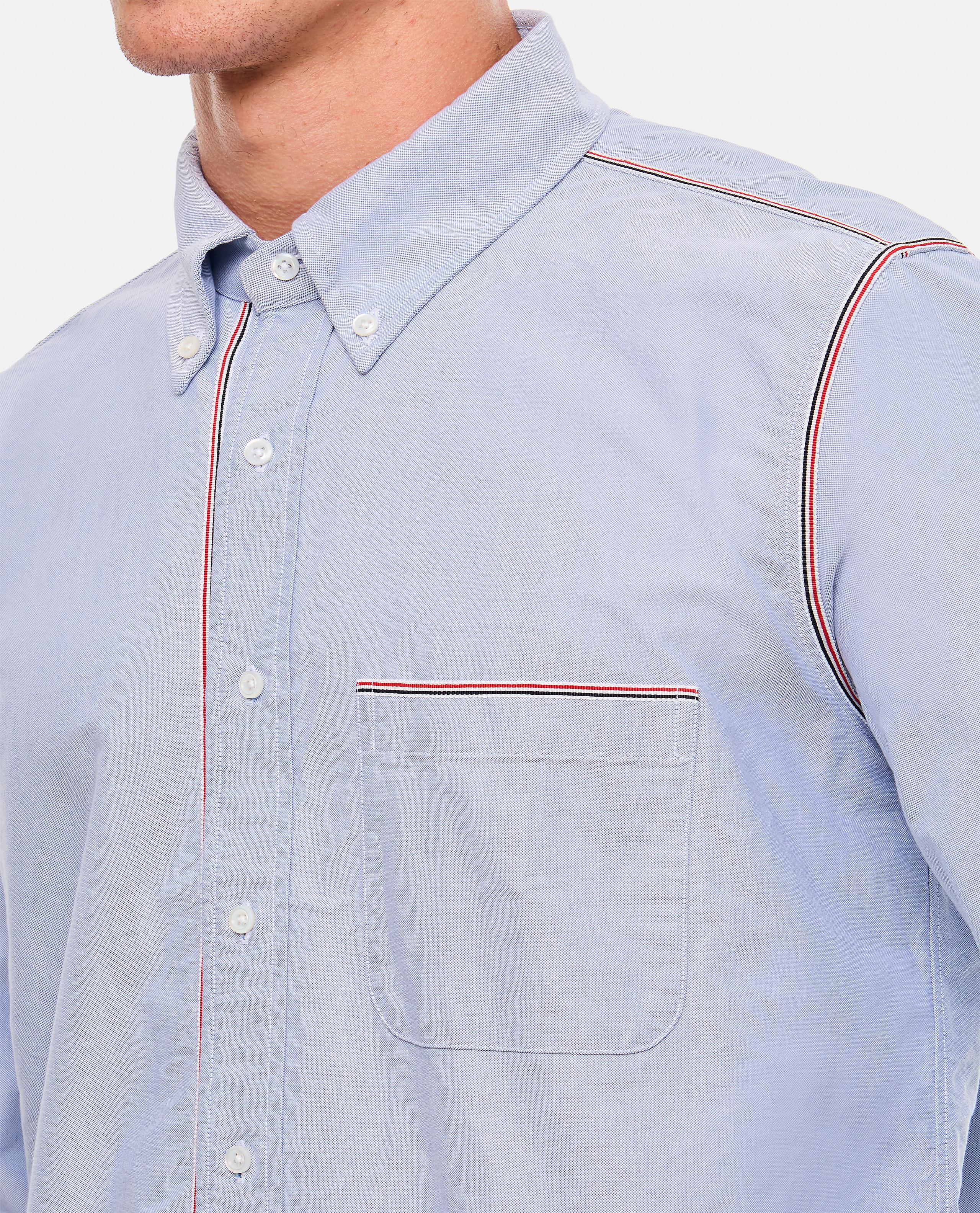 CAMICIA OXFORD IN COTONE AZZURRA - Image 4