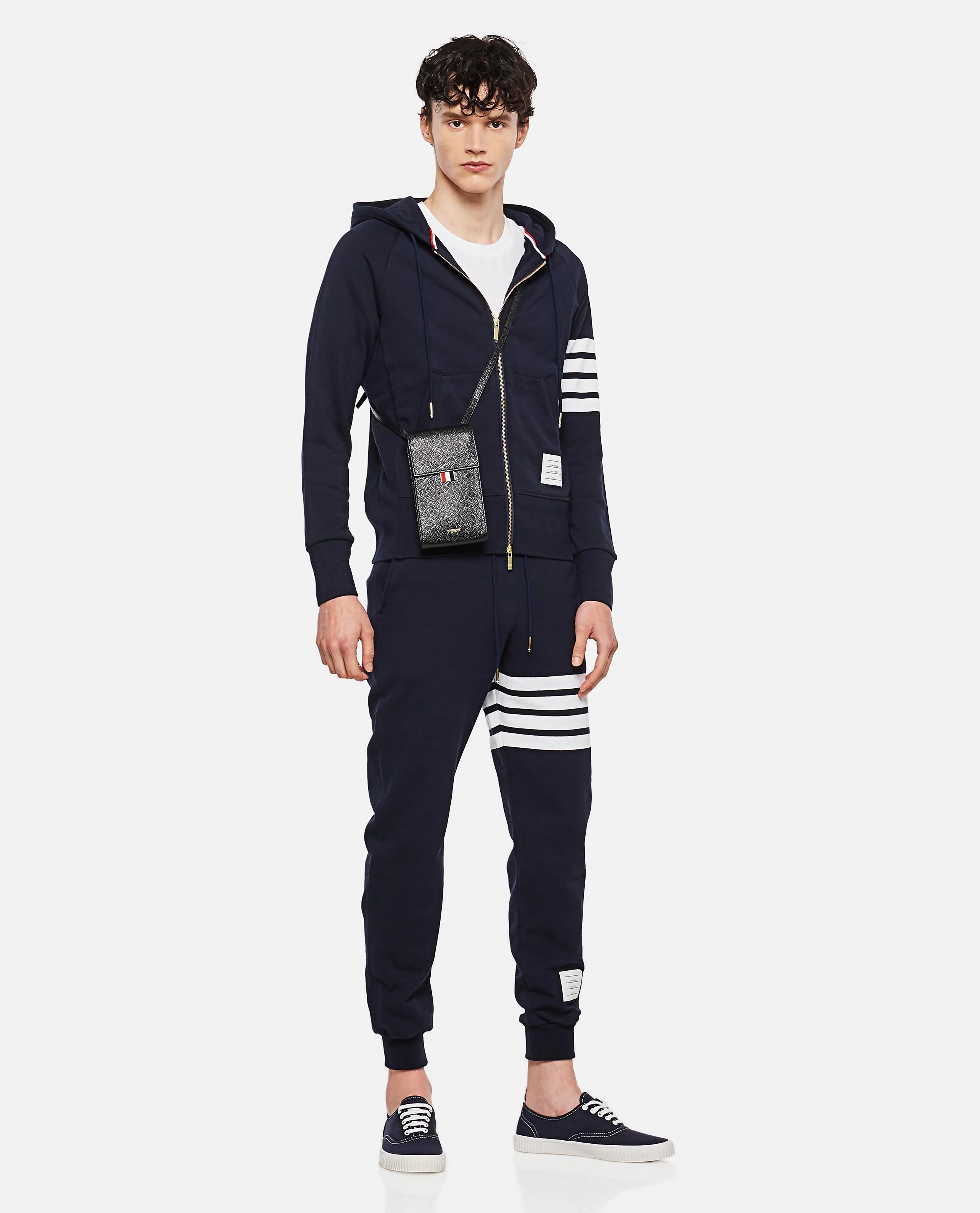 FELPA CLASSICA ZIP CON CAPPUCCIO - Image 2