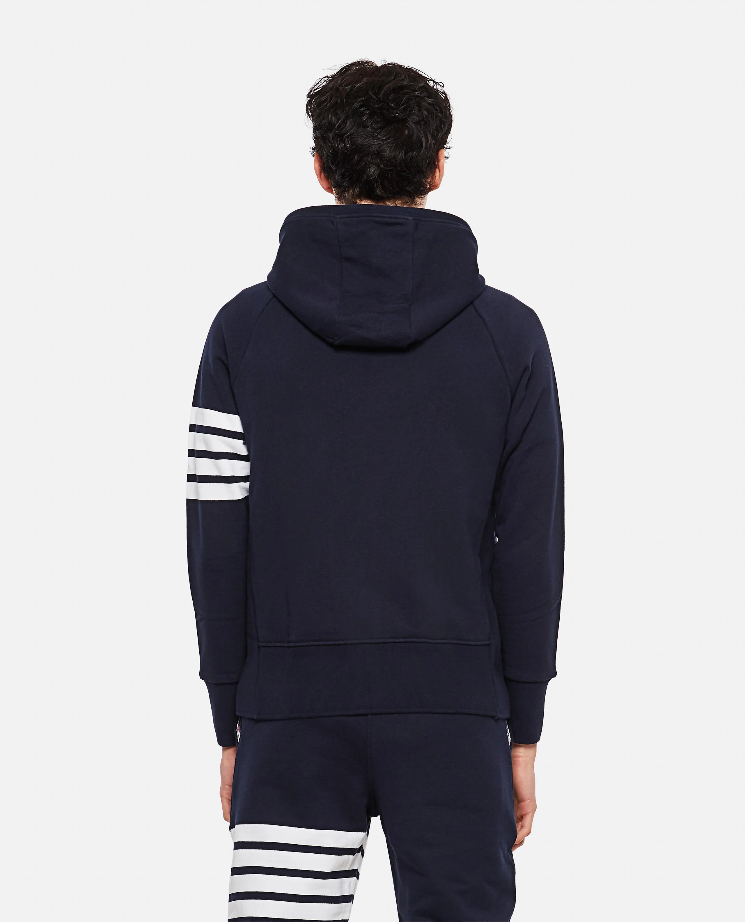 FELPA CLASSICA ZIP CON CAPPUCCIO - Image 3
