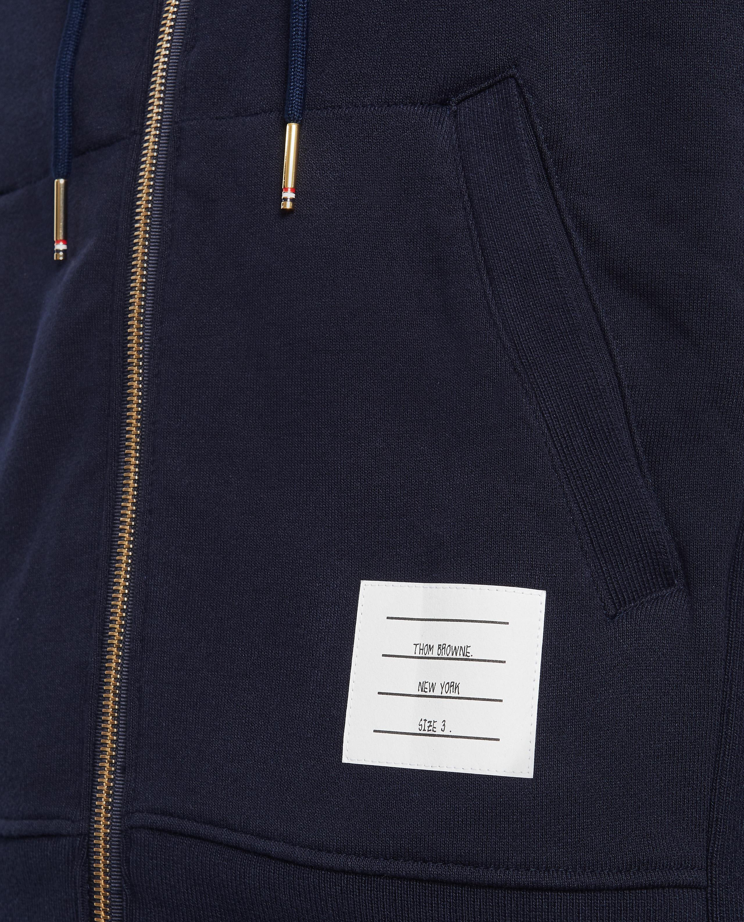 FELPA CLASSICA ZIP CON CAPPUCCIO - Image 4