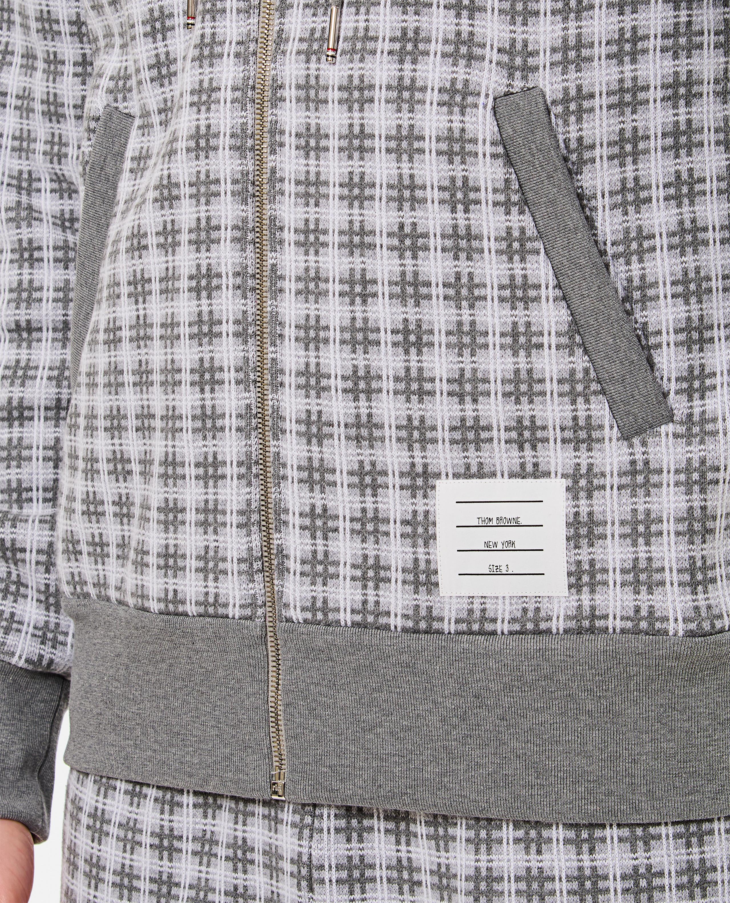FELPA IN COTONE CON ZIP 4 RIGHE - Image 4