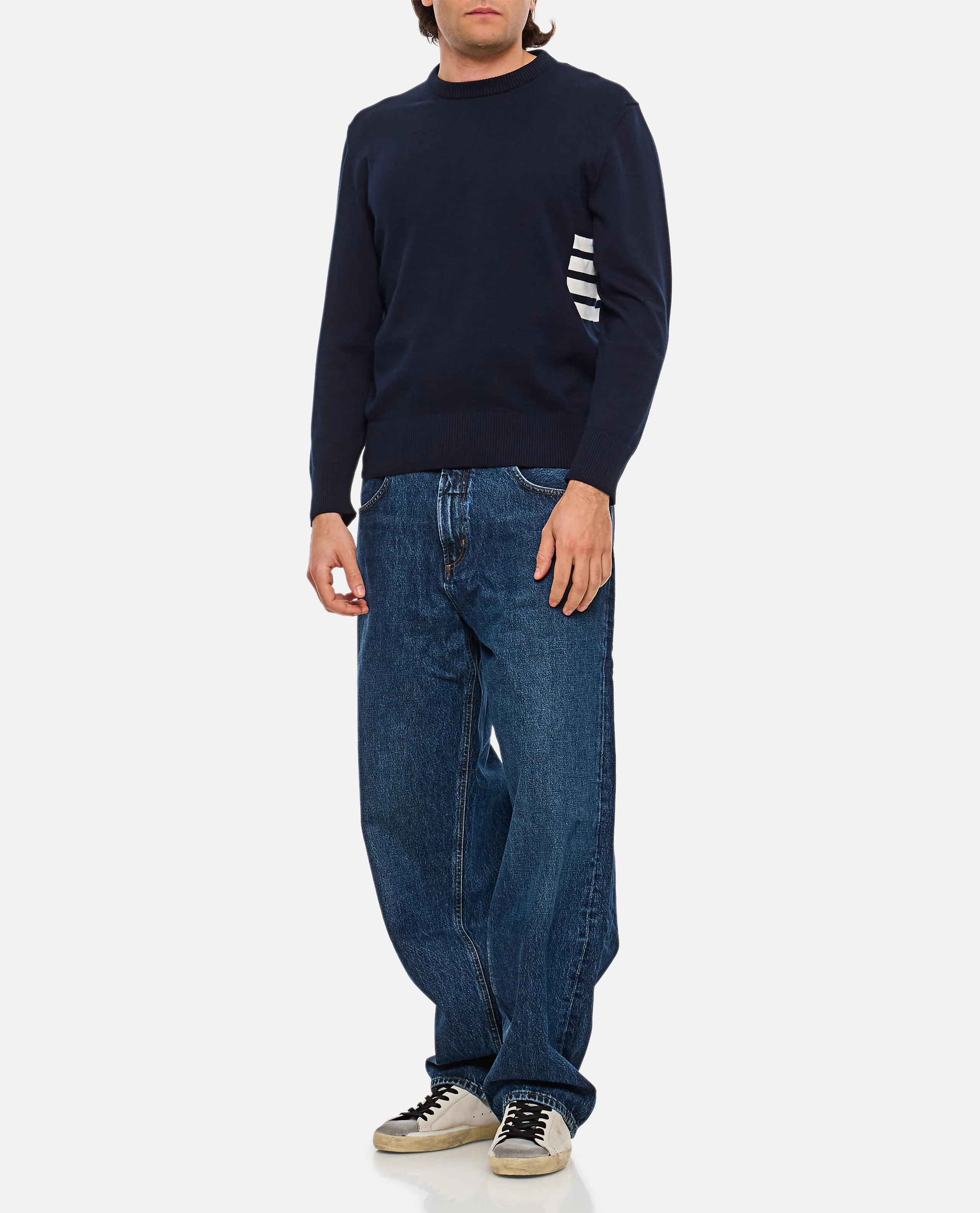 MAGLIONE GIROCOLLO 4 BAR STRIPE - Image 2