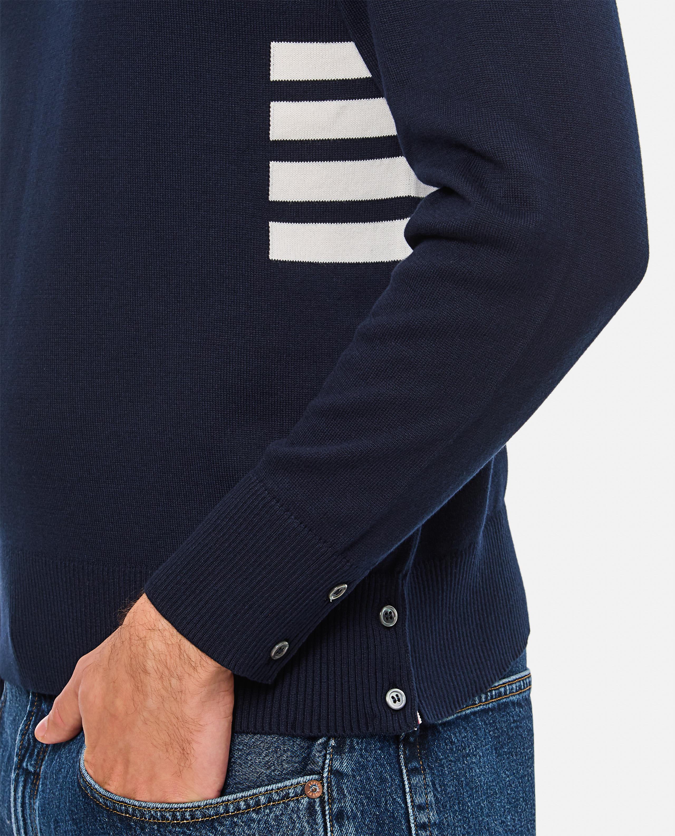 MAGLIONE GIROCOLLO 4 BAR STRIPE - Image 4