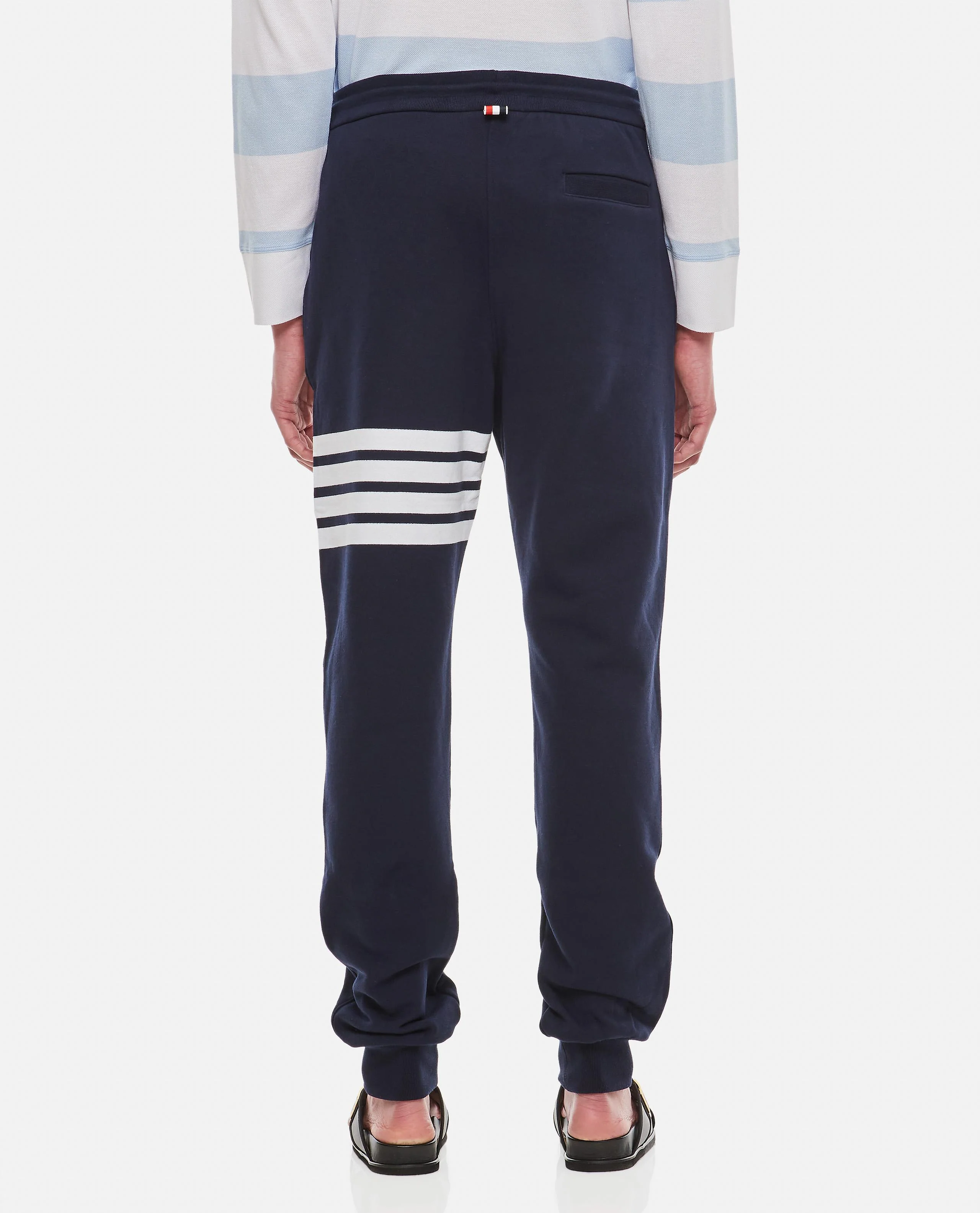 PANTALONE DA JOGGING CLASSICO CON 4 RIGHE STAMPATE - Image 3