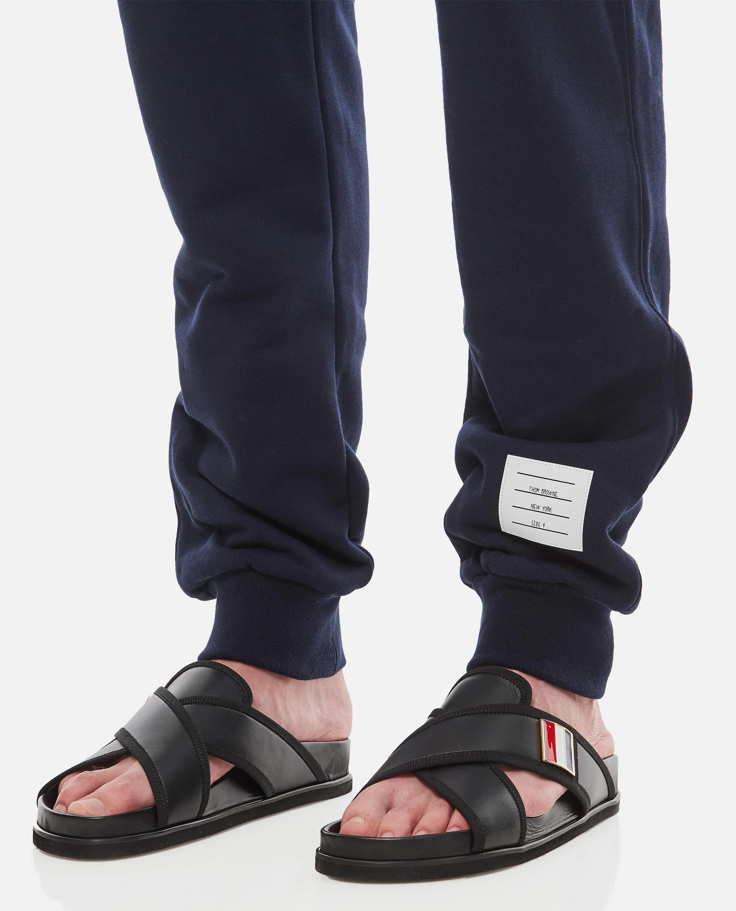 PANTALONE DA JOGGING CLASSICO CON 4 RIGHE STAMPATE - Image 4