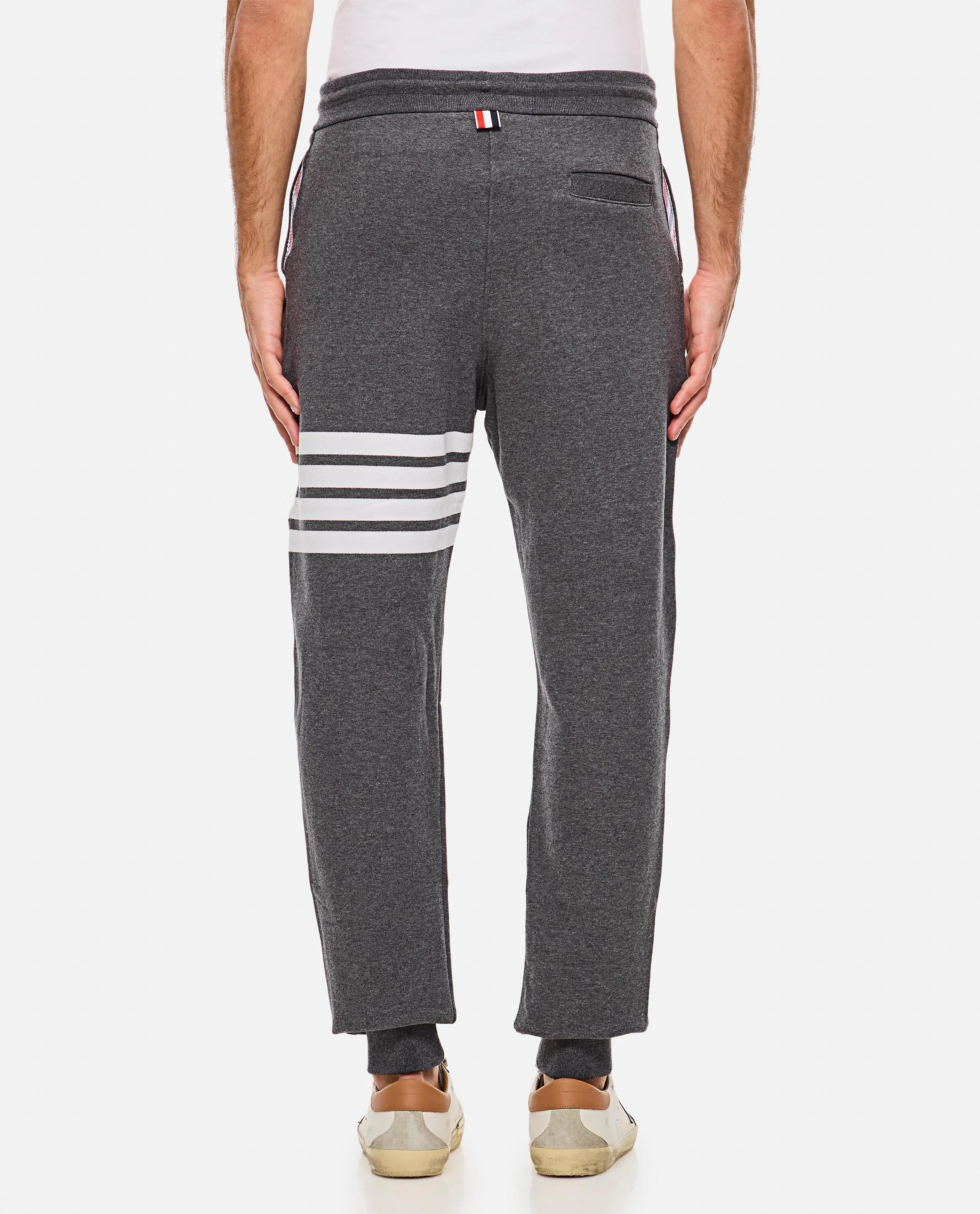 PANTALONE DA JOGGING CLASSICO CON 4 RIGHE STAMPATE - Image 3