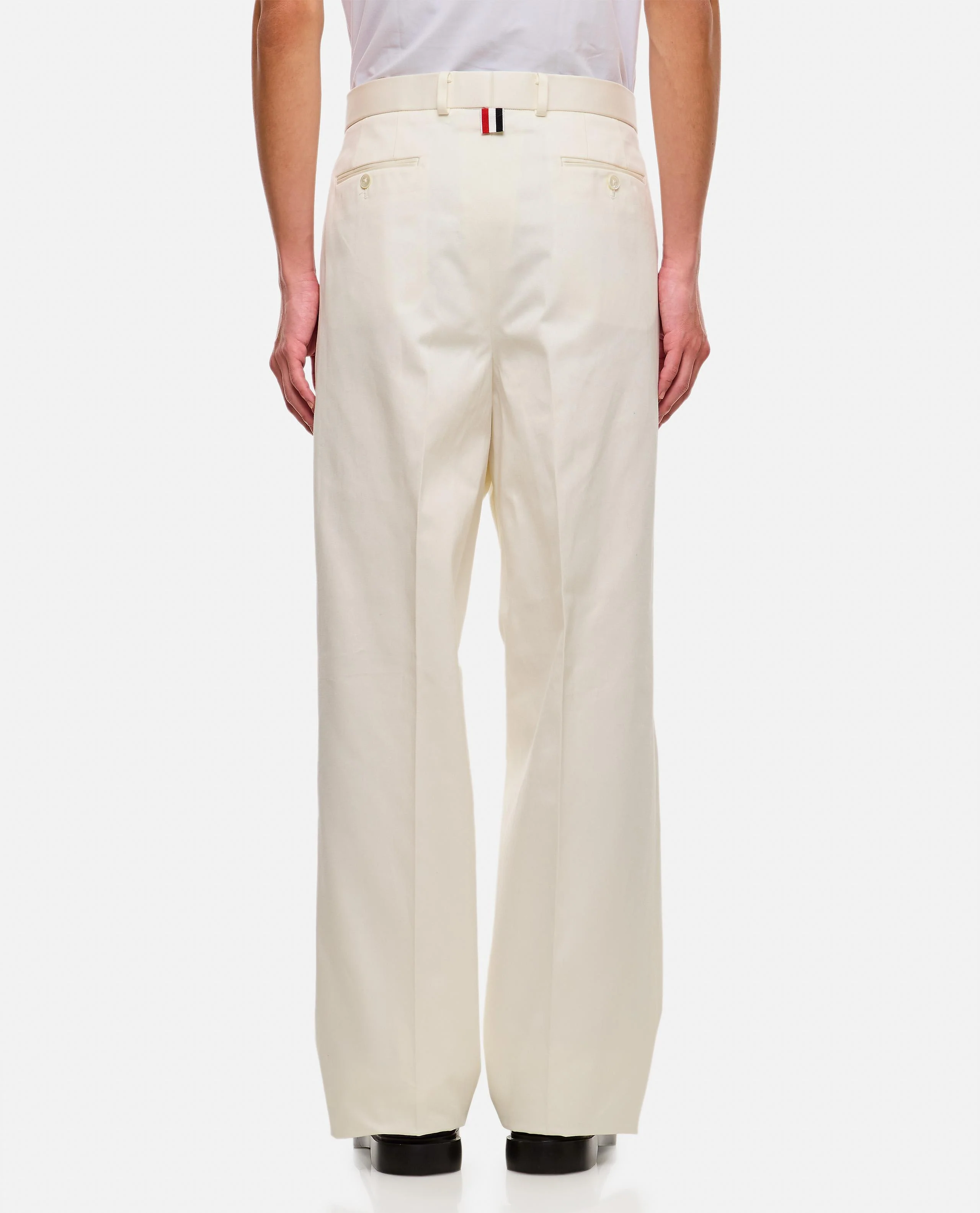 PANTALONE IN COTONE A VITA BASSA - Image 3