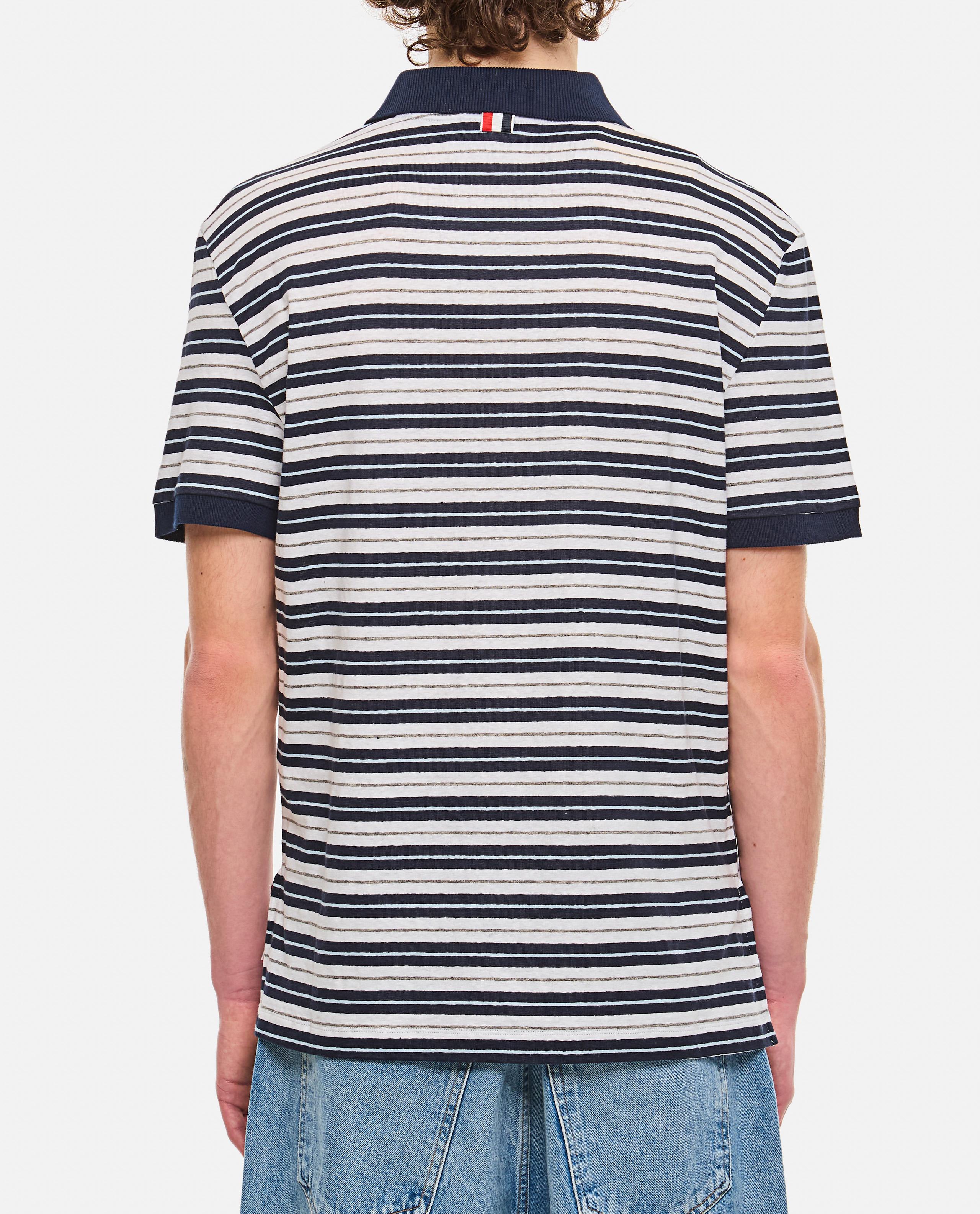 POLO IN LINO A RIGHE - Image 3