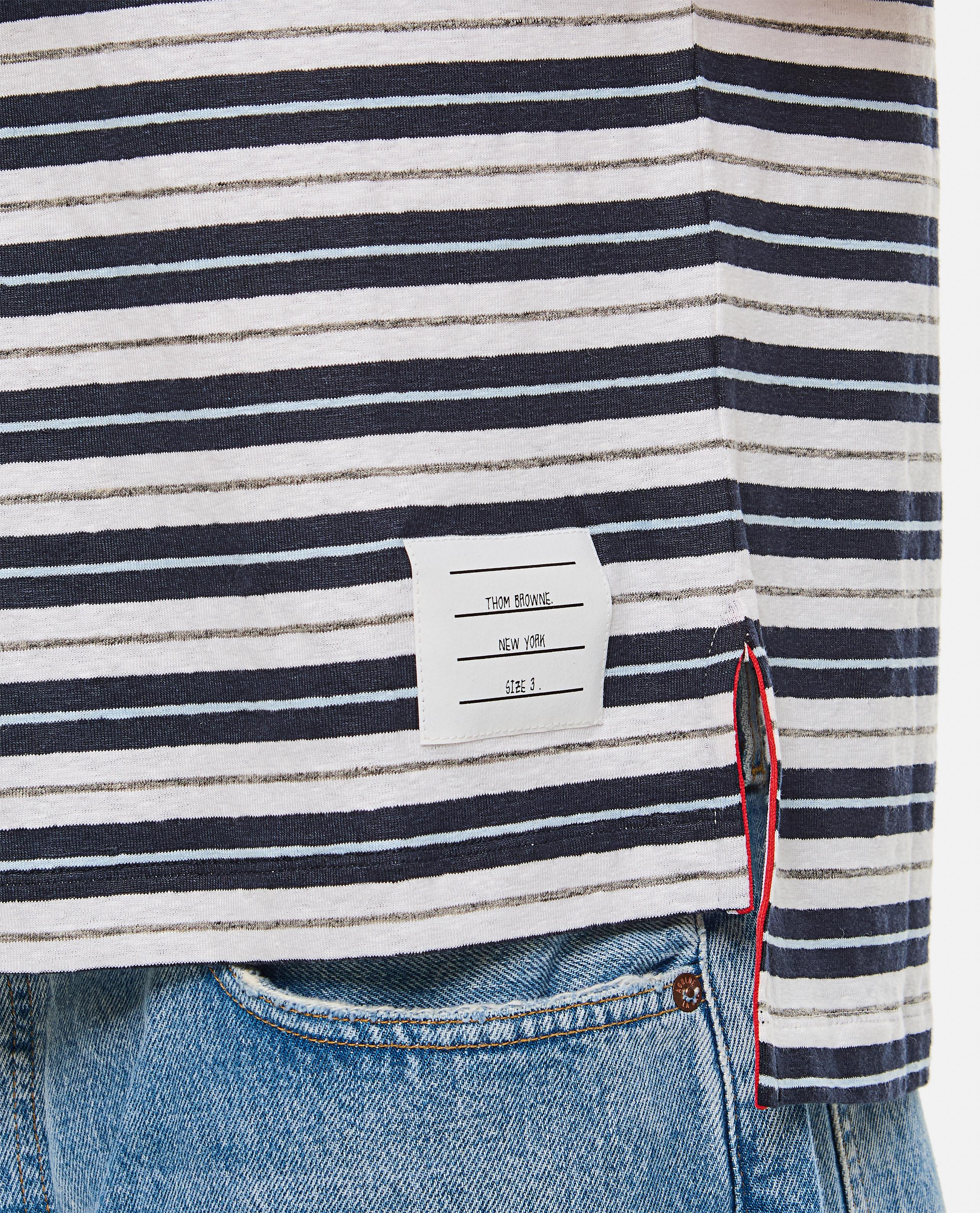 POLO IN LINO A RIGHE - Image 4