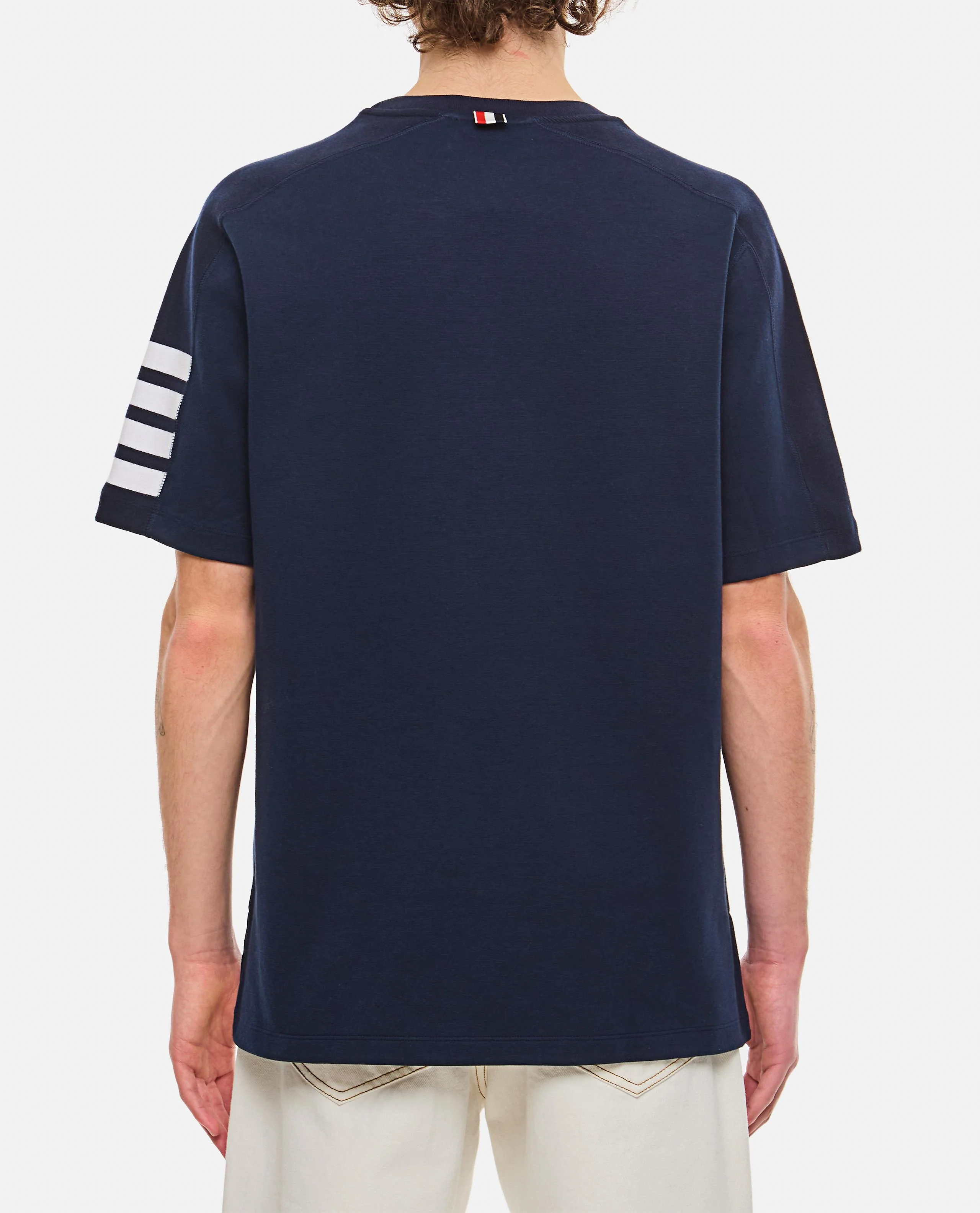 T-SHIRT IN COTONE 4 RIGHE - Image 3