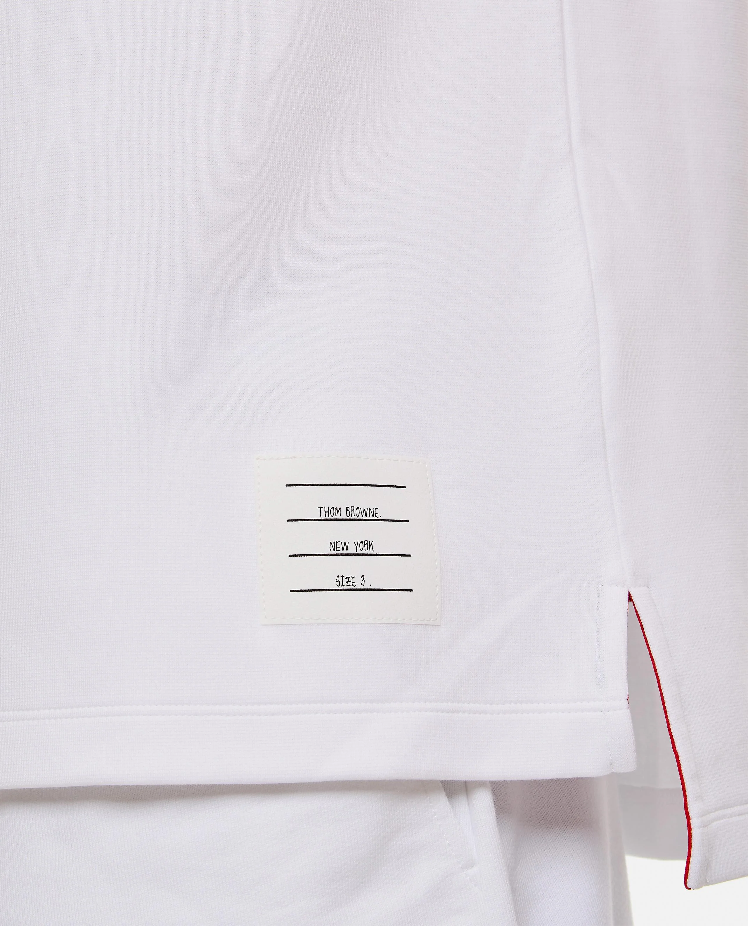 T-SHIRT IN COTONE 4 RIGHE SULLA MANICA - Image 4