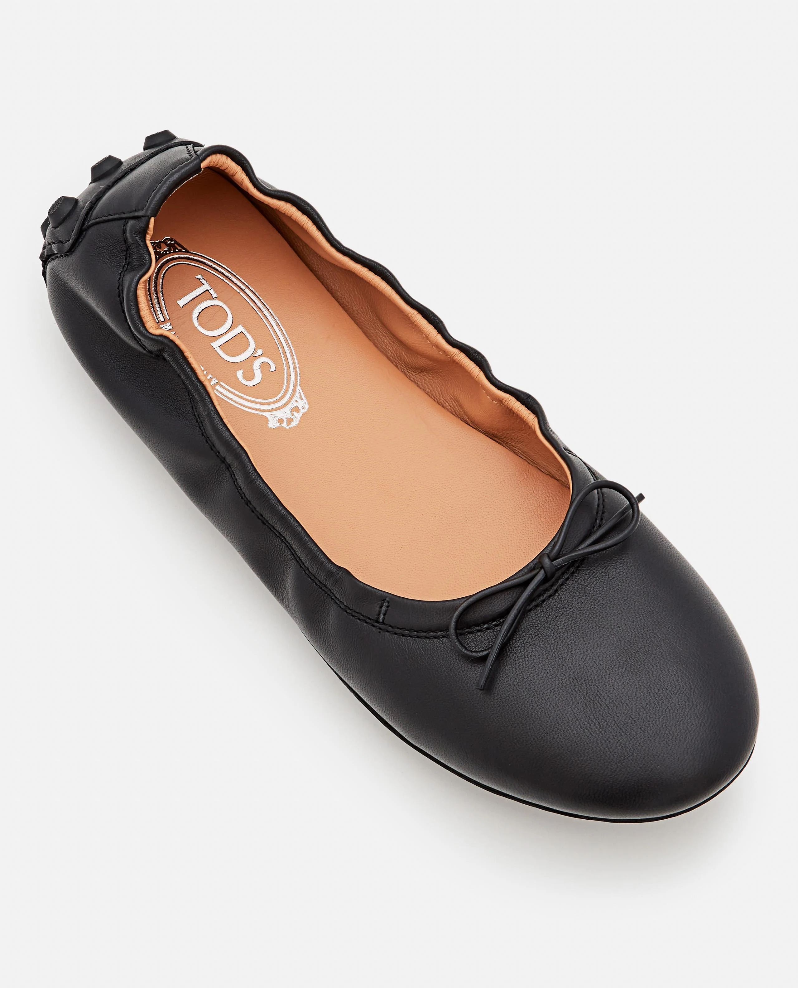 GOMMINO LEATHER BALLET FLATS - Image 4
