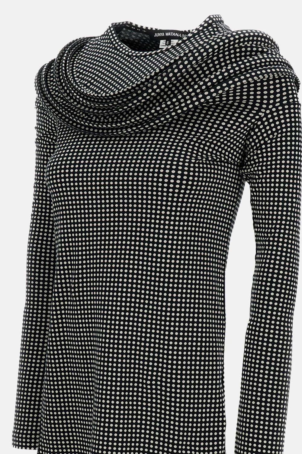 TOP MANICHE LUNGHE A POIS - Image 3