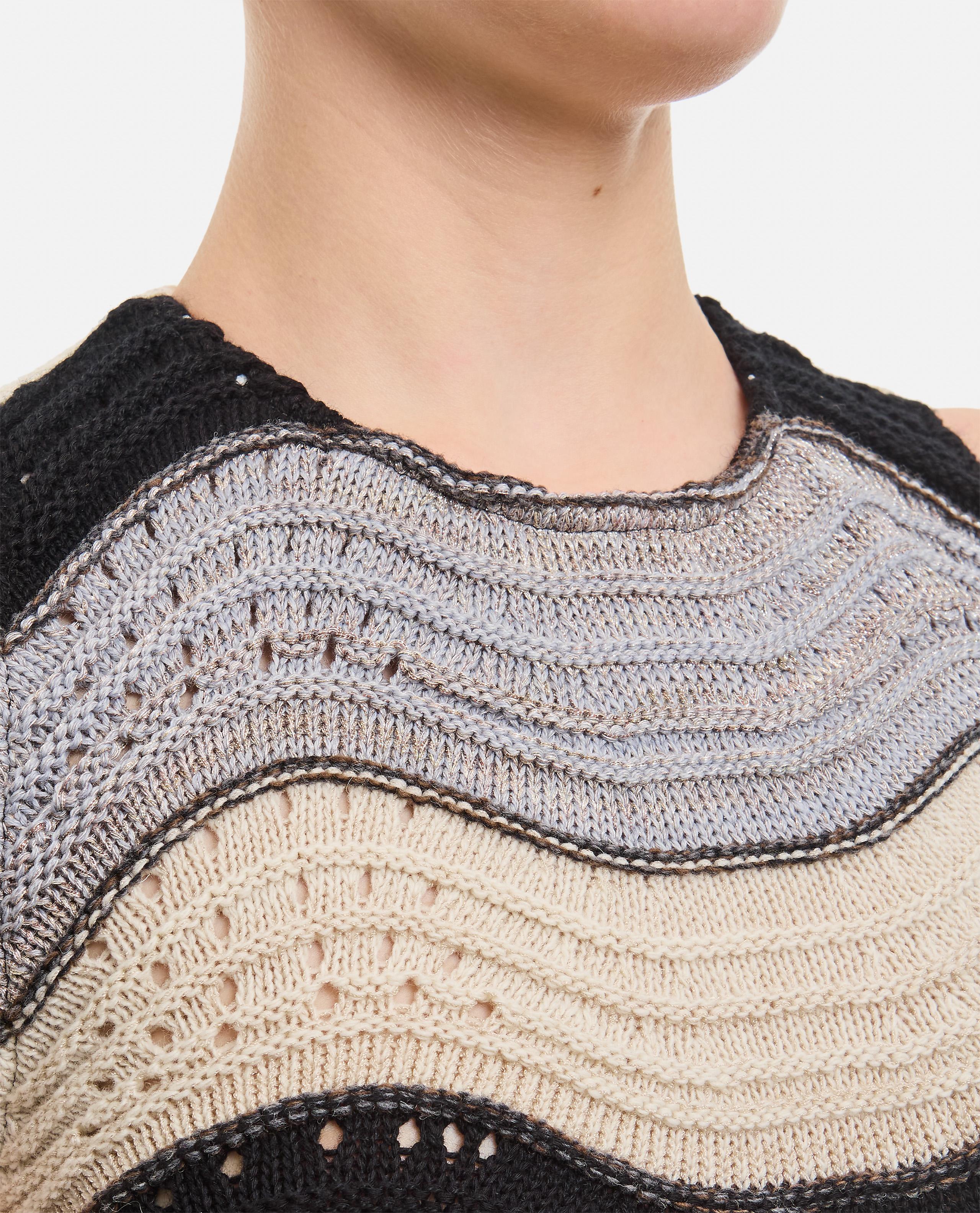 CROP TOP ORIZZONTALE IN LINO E COTONE - Image 4