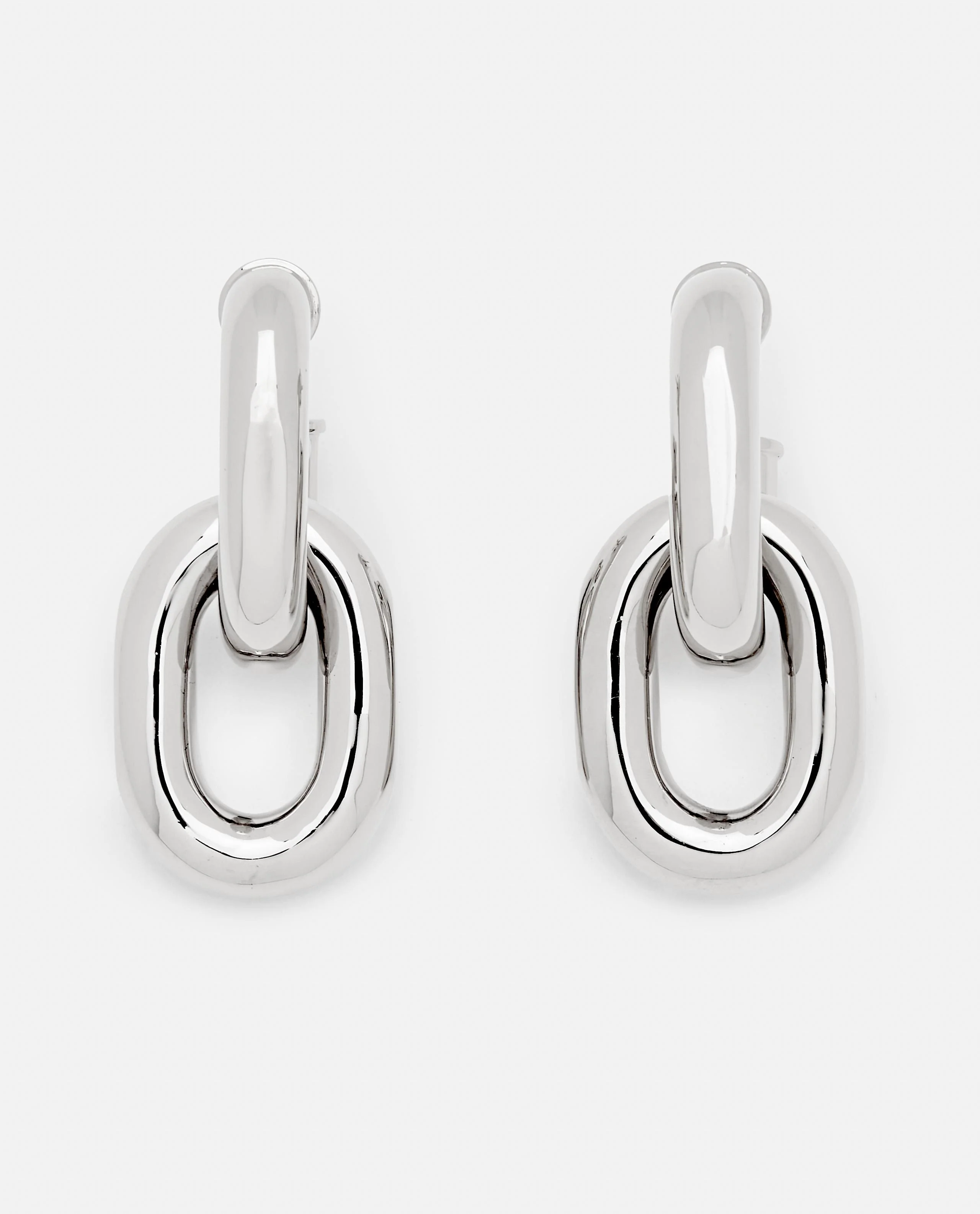 XL LINK DOUBLE HOOP ORECCHINI